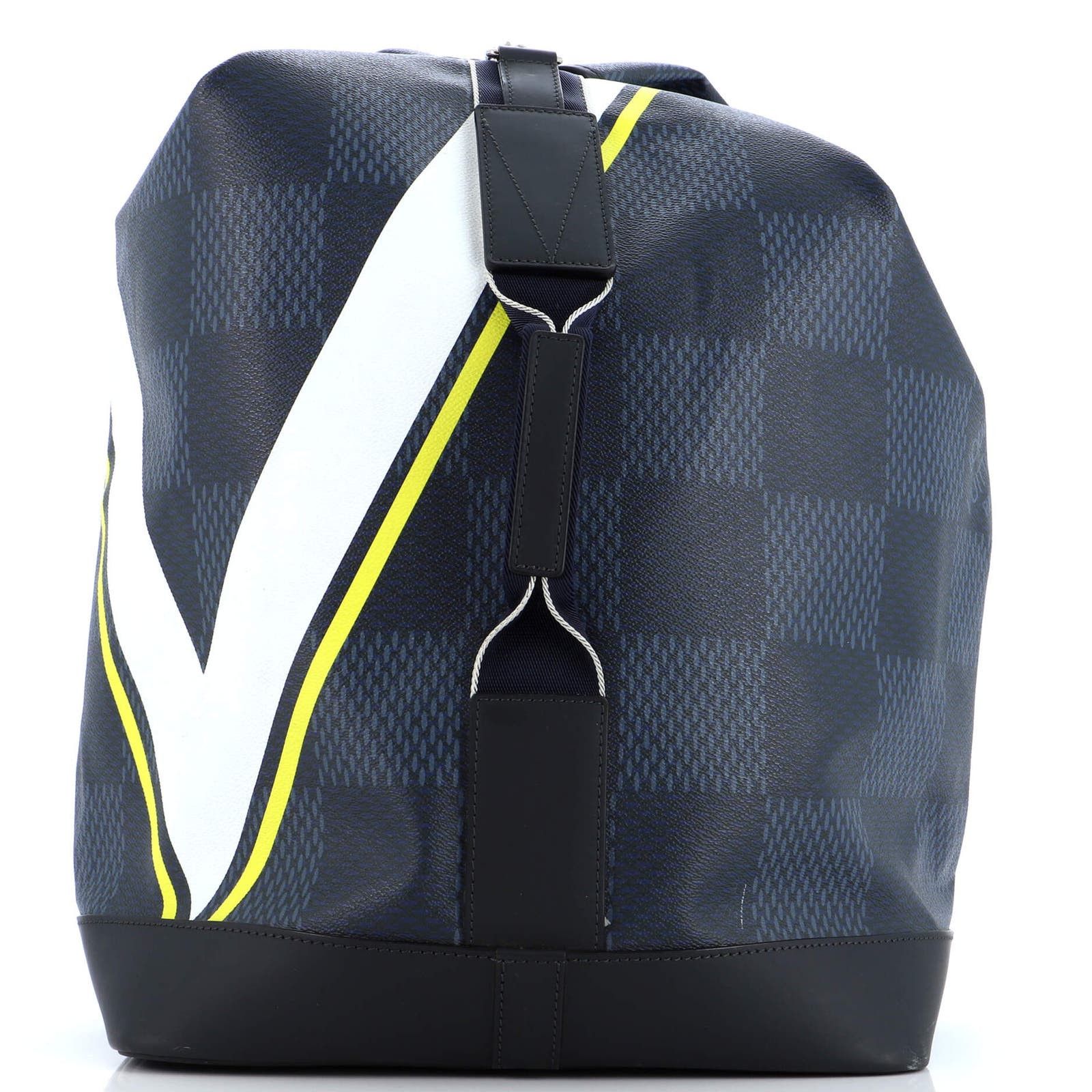 image of Louis Vuitton Sac Marin Bag Latitude Damier Cobalt None in Blue, Women's