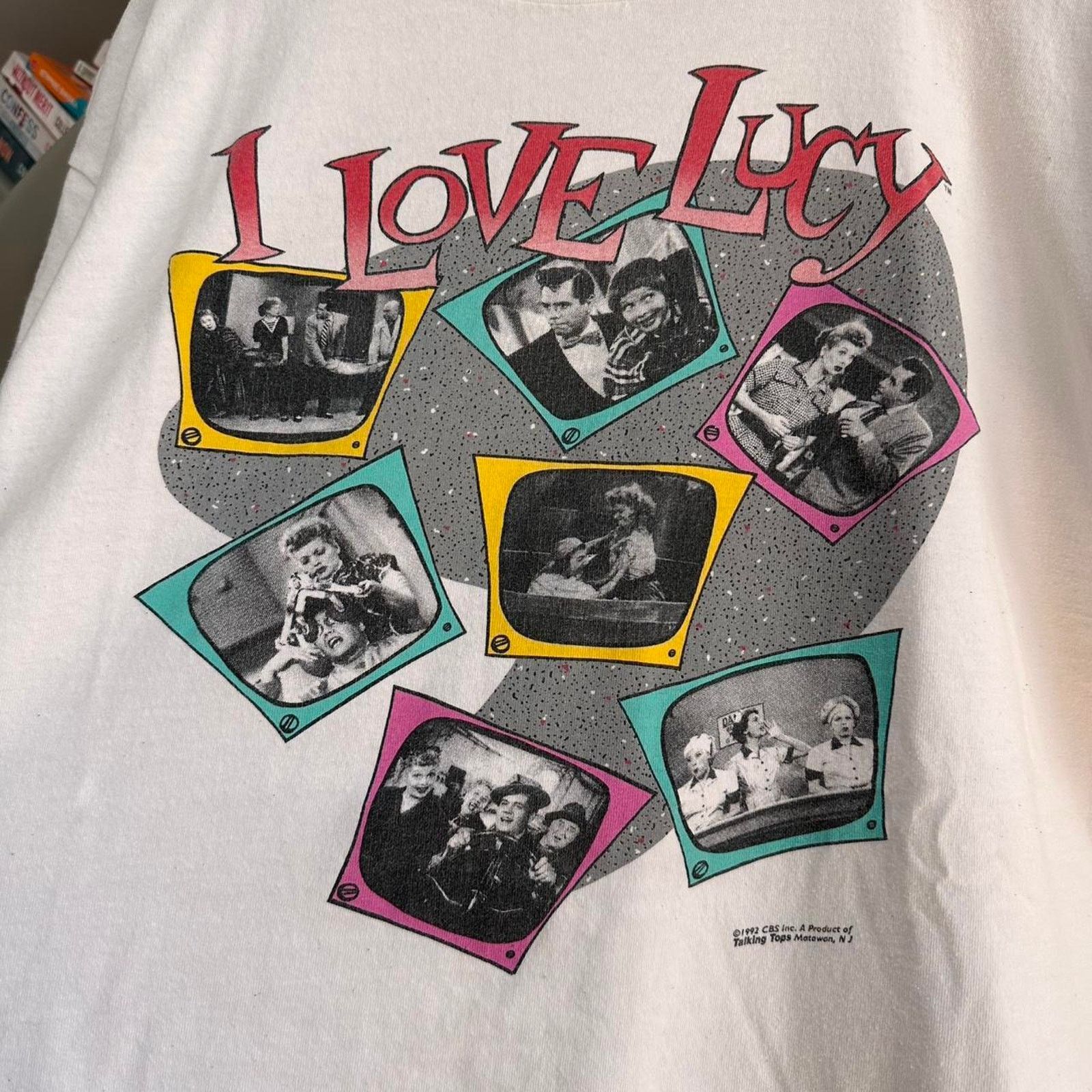 Tultex × Vintage Vintage 1992 I love Lucy Shirt Size US XL / EU 56 / 4 - 3 Thumbnail