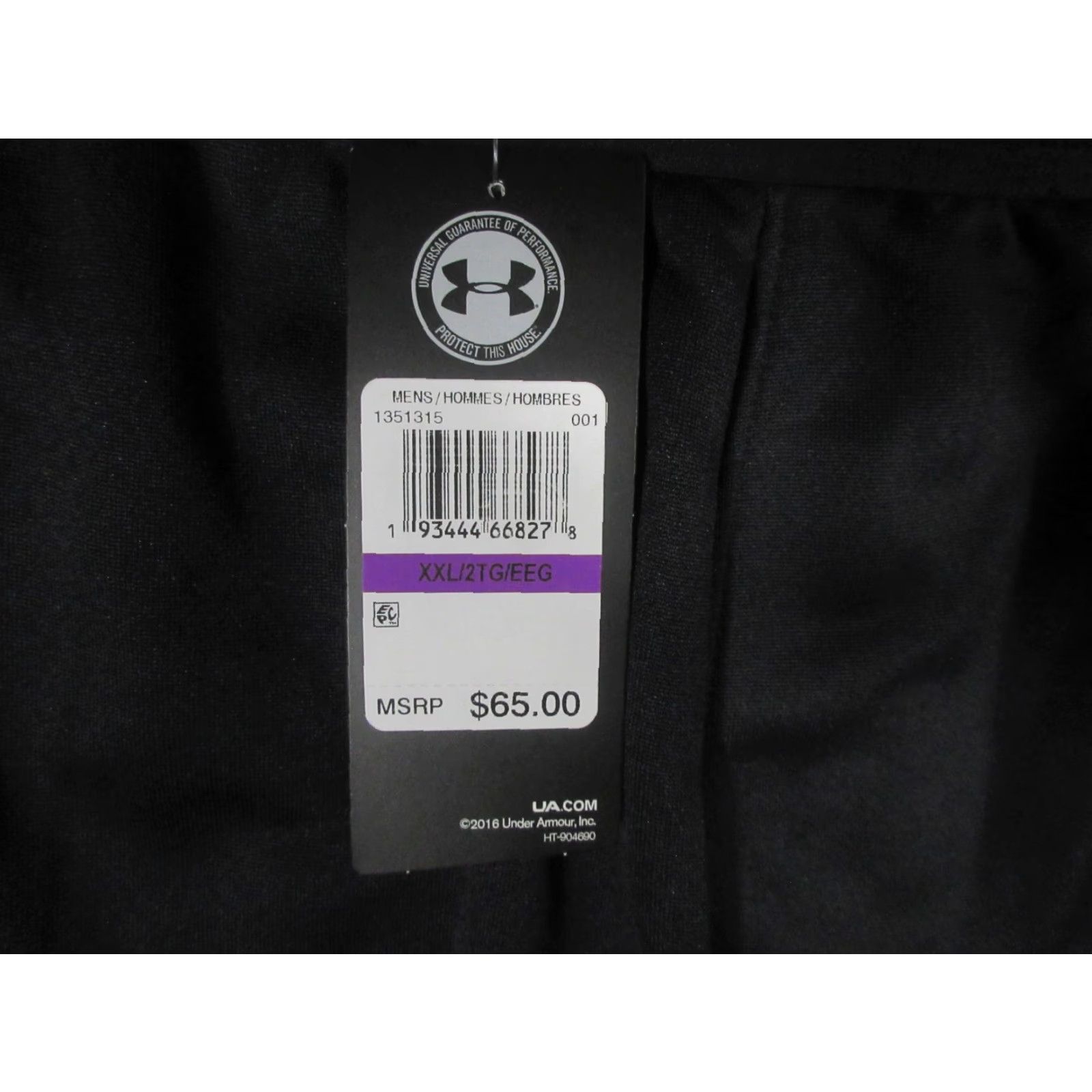Under Armour Under Armour Golf Pants Men 38x30 Black Stretch Waist Relaxed Straight Casual Pants Mens Size US 38 / EU 54 - 6 Thumbnail