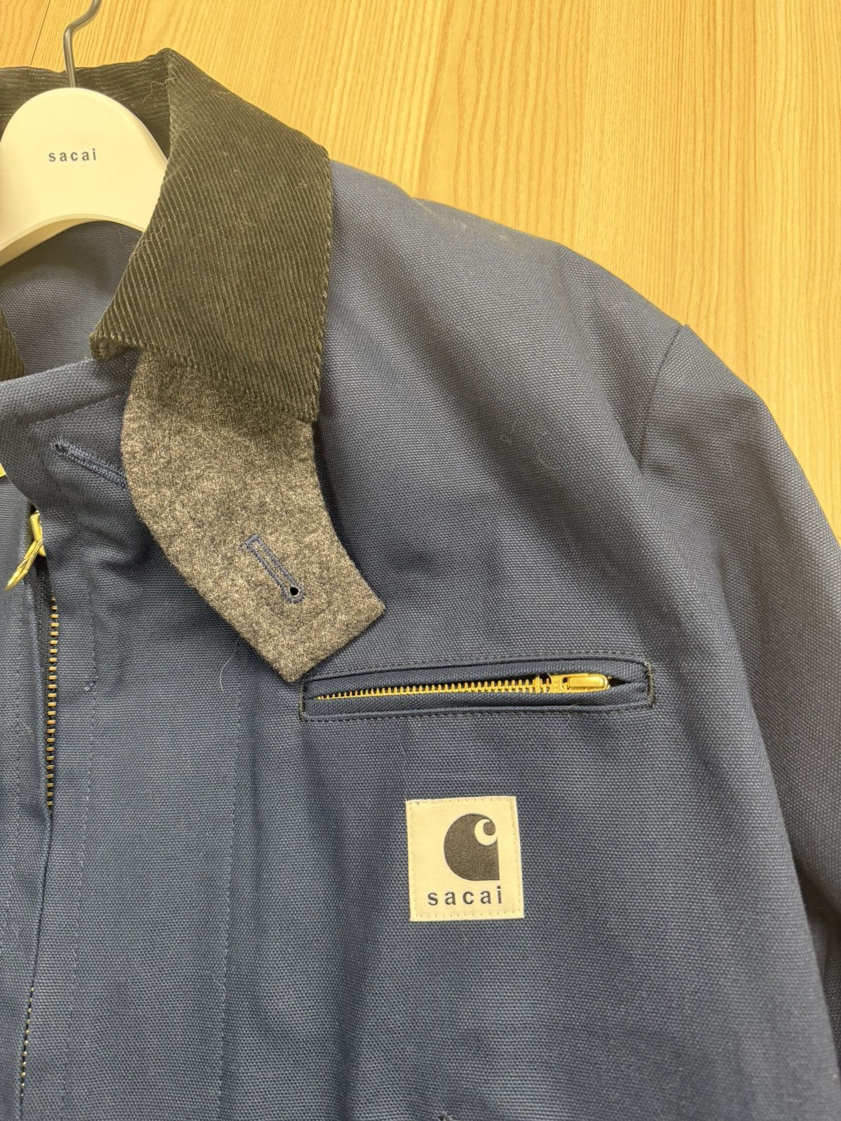 Sacai Sacai x Carhartt WIP Duck Coat Blue size 2 Size US M / EU 48-50 / 2 - 9 Thumbnail