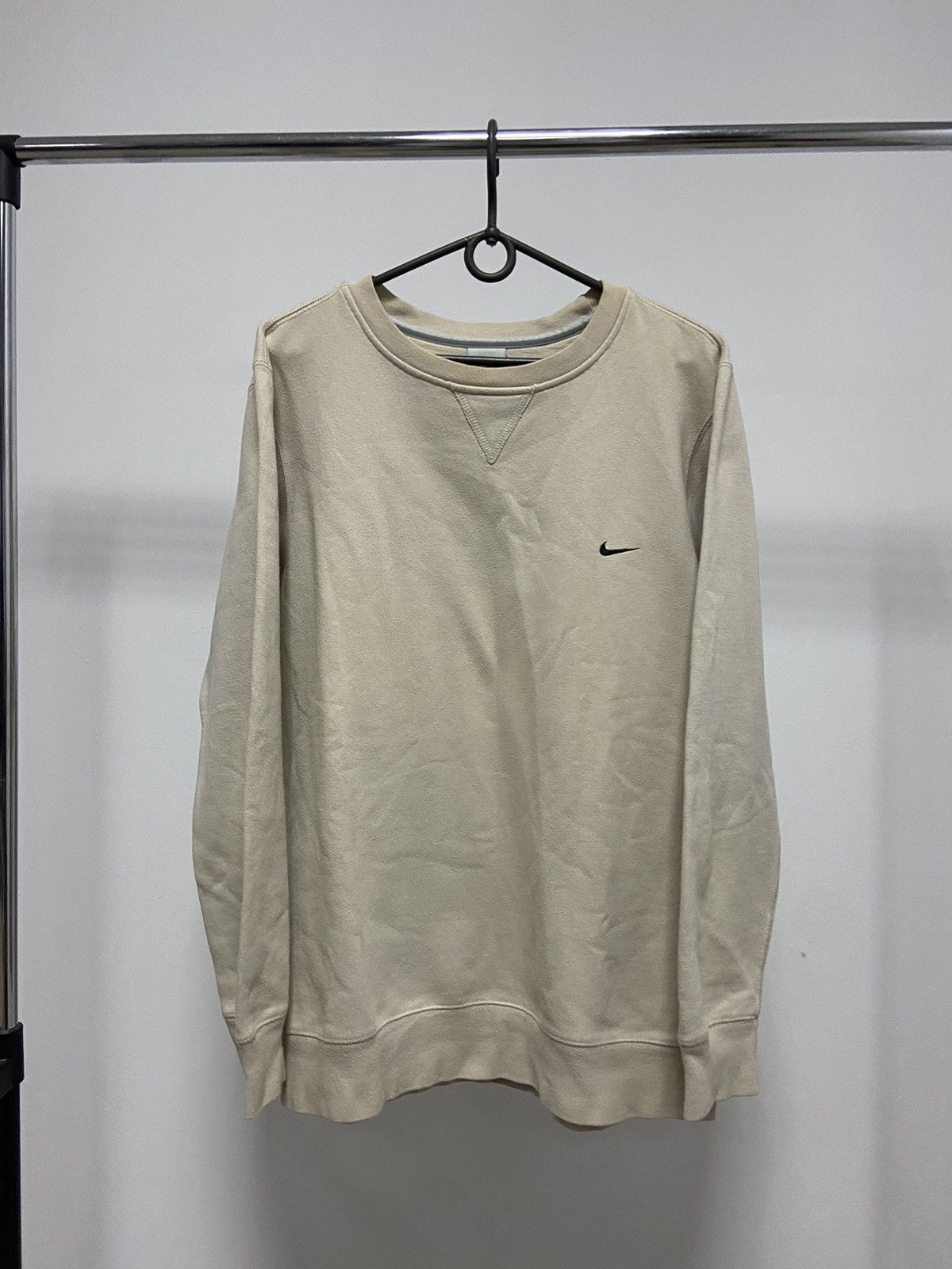 Nike × Vintage Nike Sweatshirt small Logo Vintage 90s Swoosh Size US S / EU 44-46 / 1 - 1 Thumbnail