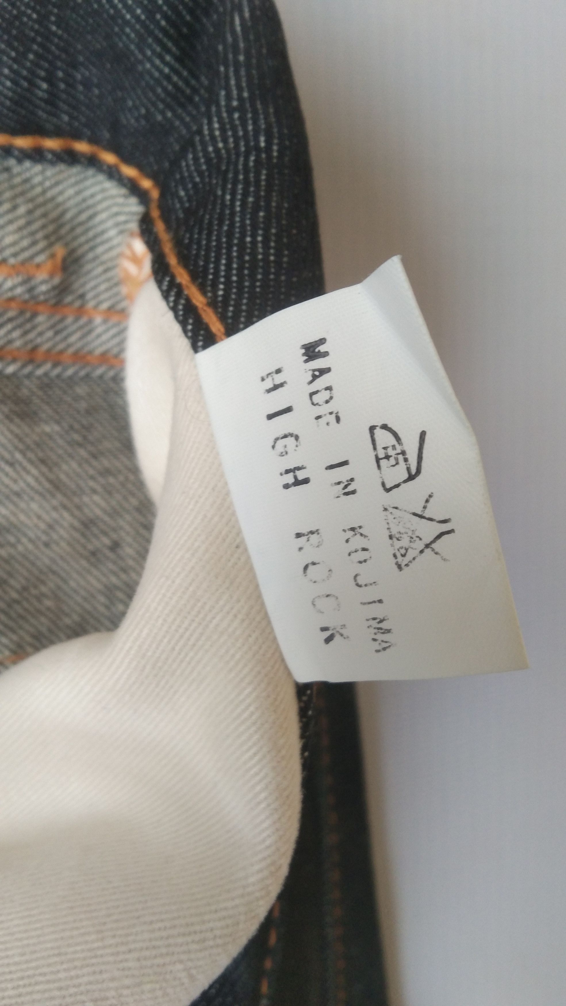 Japanese Brand High rock kojima blu denim jeans Size US 32 / EU 48 - 6 Thumbnail