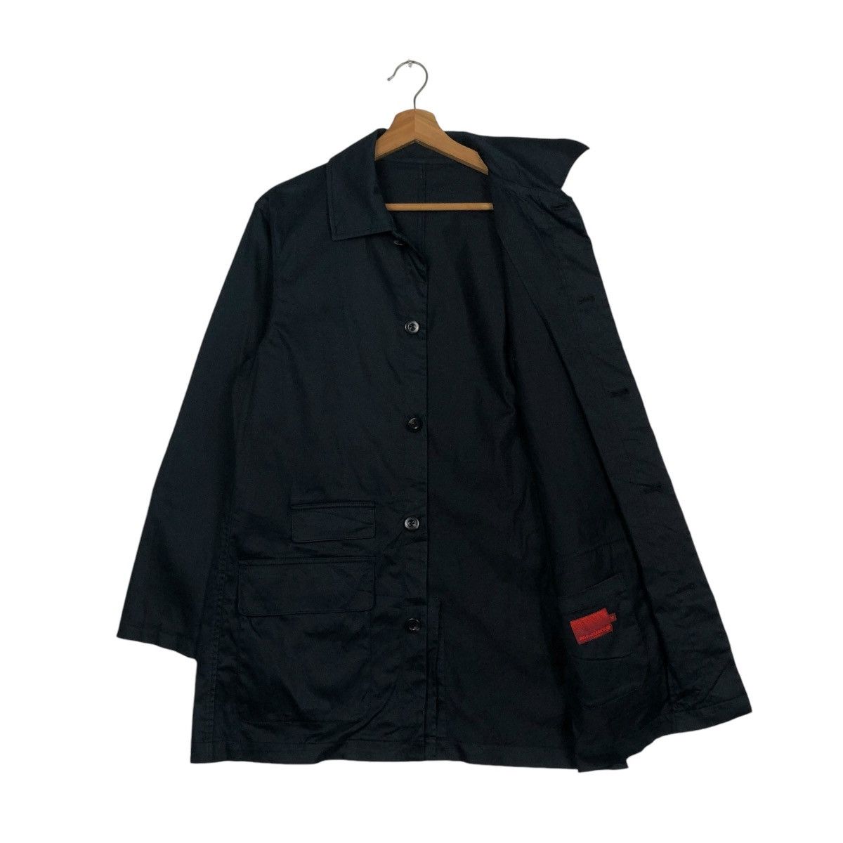 Japanese Brand 🔥ICONIC BLACK WORKER CHORE JACKET MR. JUNKO ISSEY MIYAKE Size US M / EU 48-50 / 2 - 13 Thumbnail