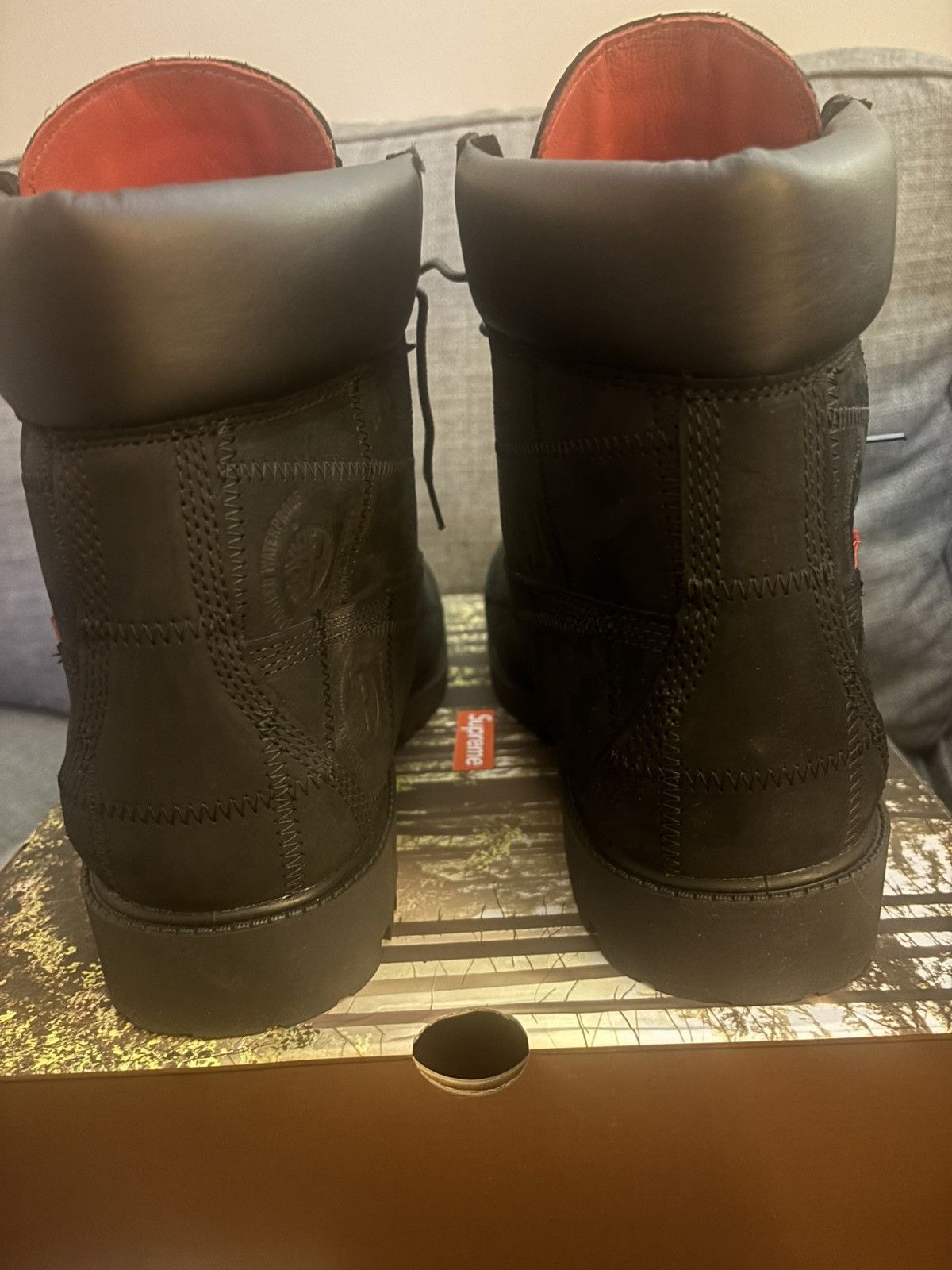 Supreme × Timberland Supreme patchwork boots Size US 12 / EU 45 - 2 Thumbnail
