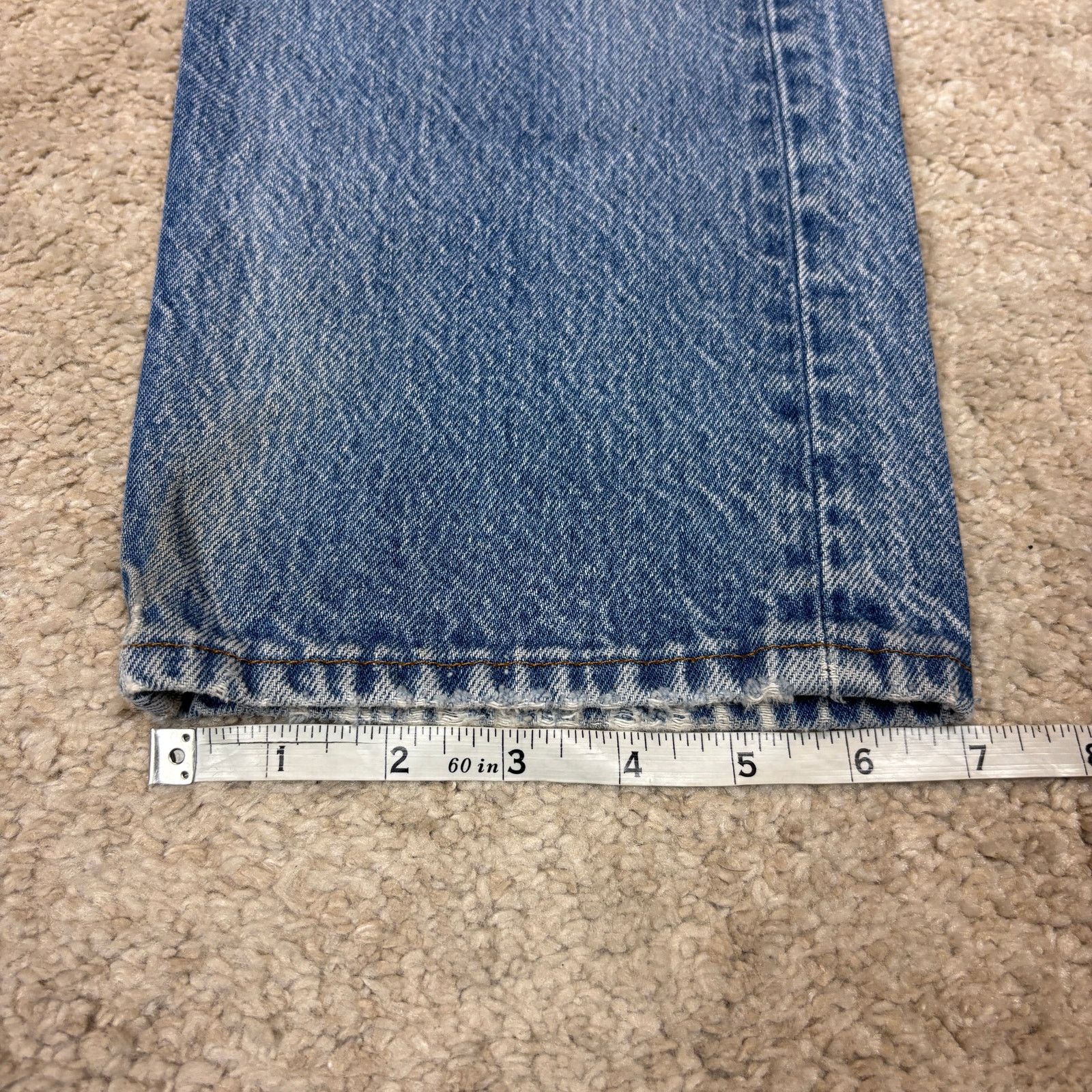 Levi's × Vintage Vintage 80s Levi's 501 Straight Leg Patch Jeans 32x32(30x29) Size US 30 / EU 46 - 10 Thumbnail