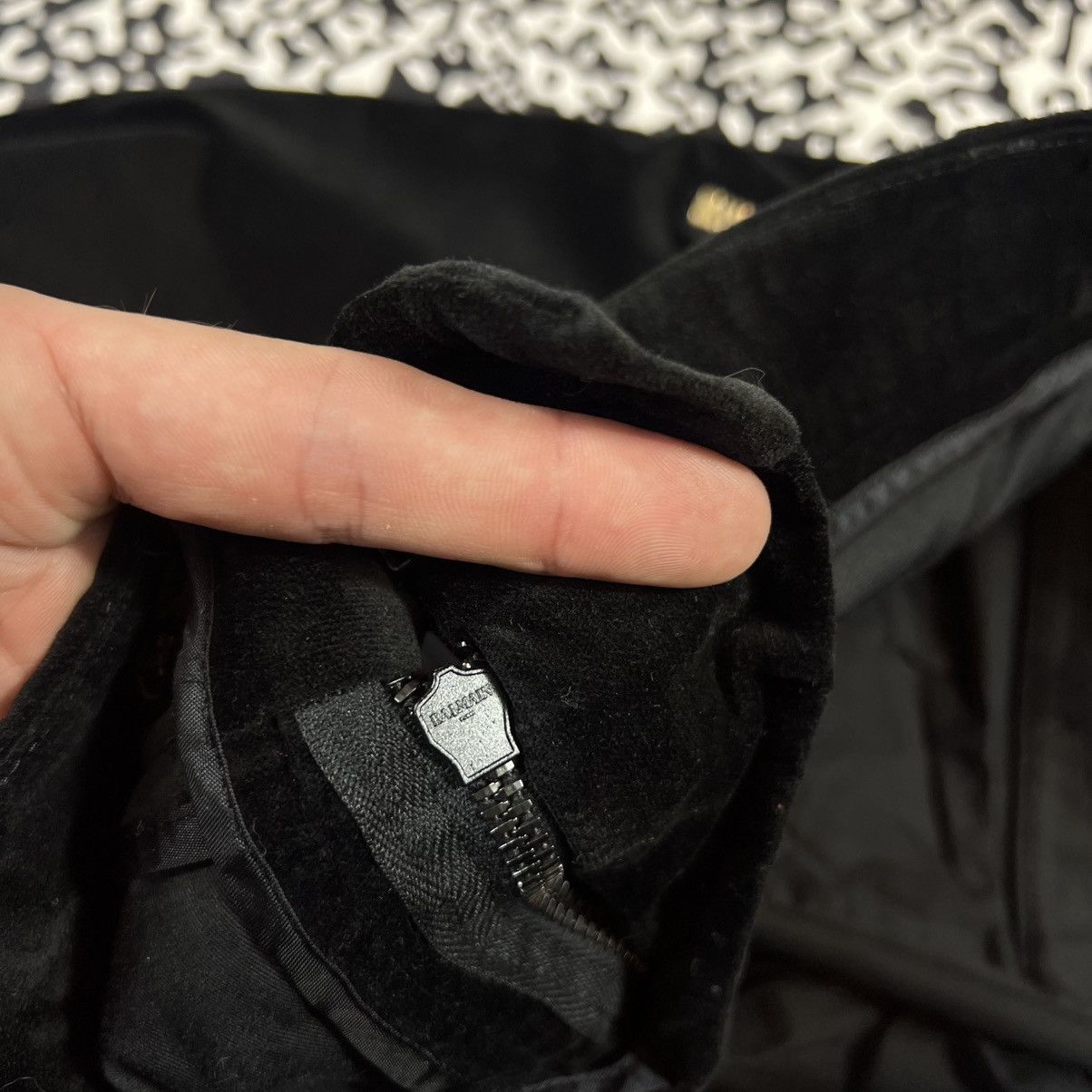Balmain BALMAIN Velour Casual Luxury Pants Y2K Style Size 29" - 19 Thumbnail