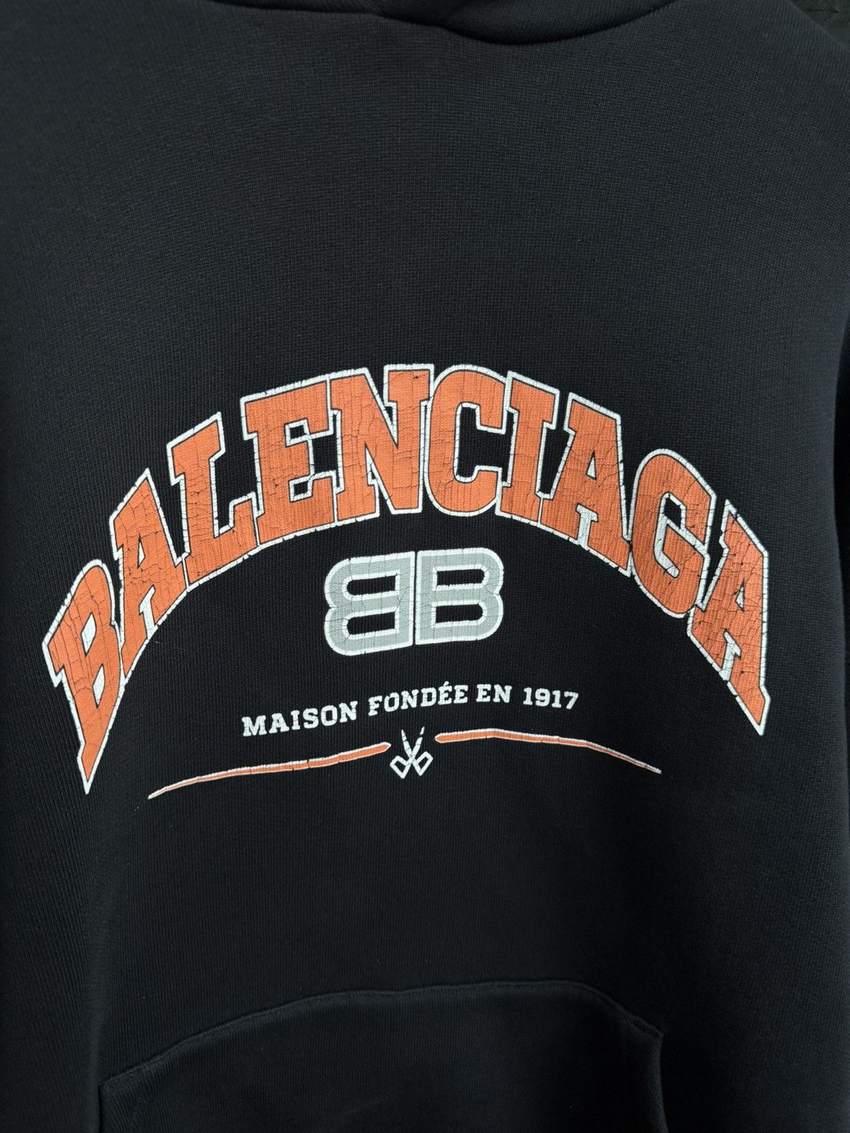Balenciaga Black Balenciaga Hoodie Size US M / EU 48-50 / 2 - 2 Thumbnail