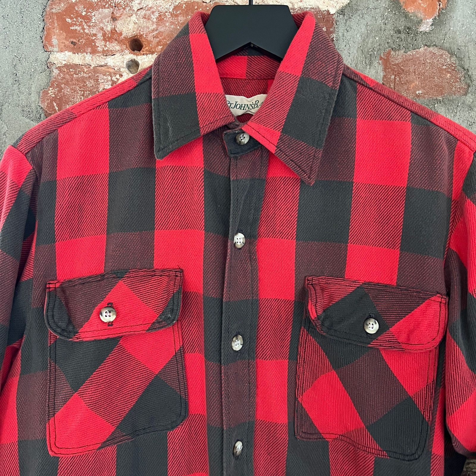 St. Johns Bay VTG Buffalo Plaid Flannel Shirt St Johns Bay Made in USA M Size US M / EU 48-50 / 2 - 1 Thumbnail