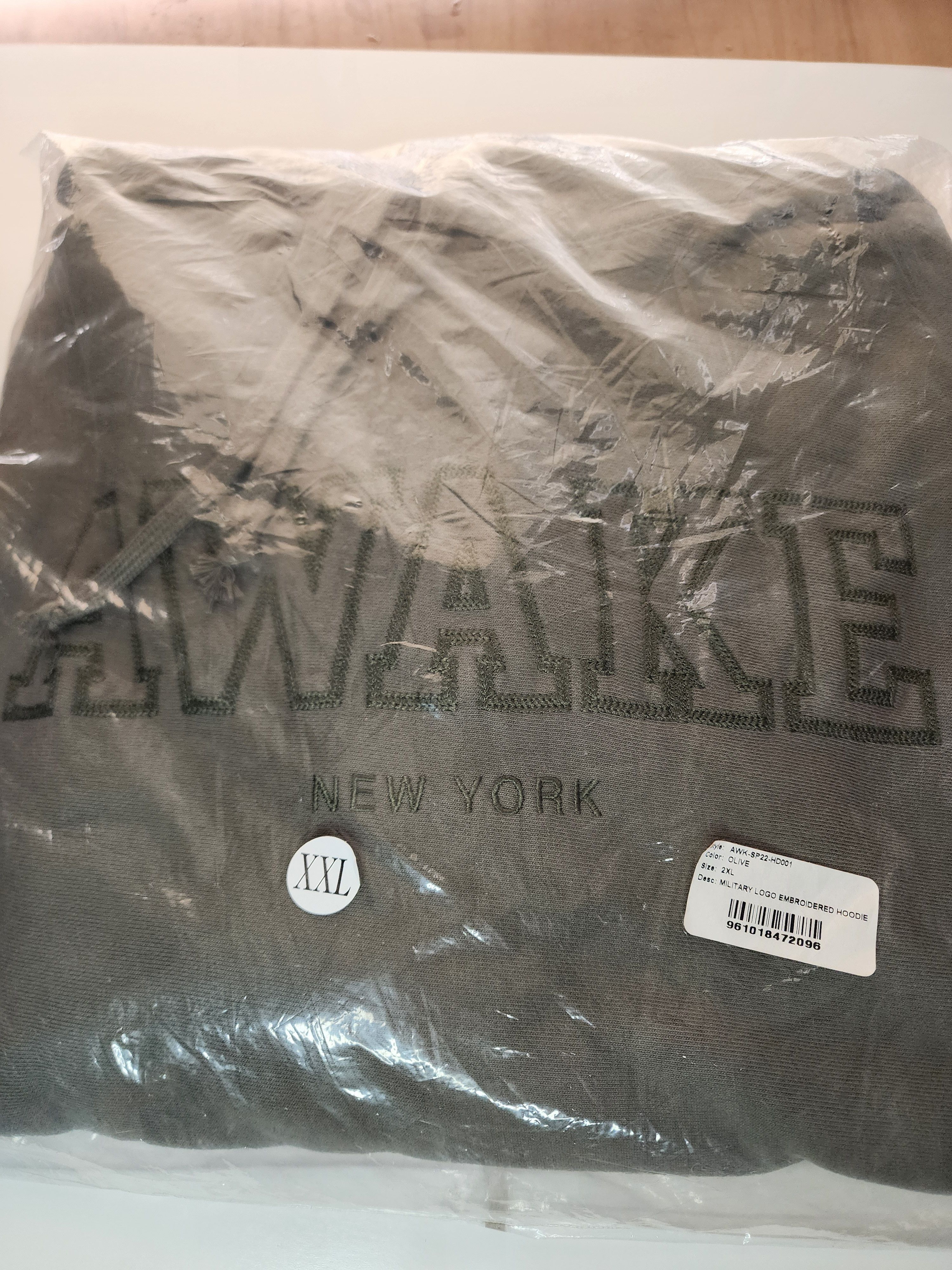 Awake NY Military Logo Embroidered Hoodie Size US XXL / EU 58 / 5 - 3 Thumbnail