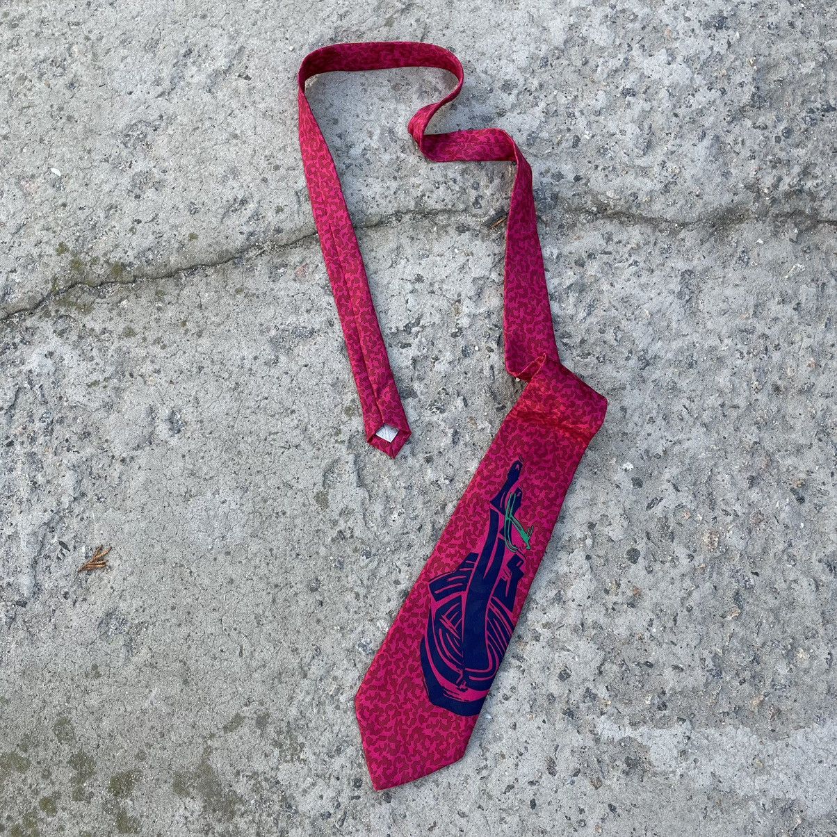 USA Olympics × Vintage Vintage Lillehammer 90s Tie Silk Y2K Style USA Olimpik Size ONE SIZE - 1 Thumbnail