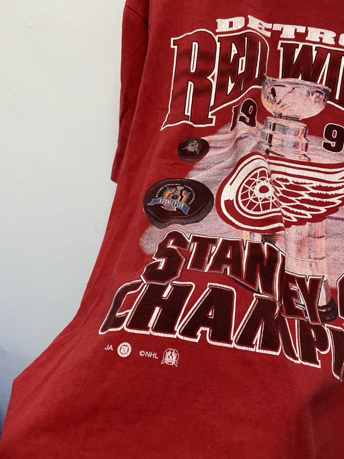 NFL × Red Wing × Vintage Vintage NHL Detroit Red wings champion 1997 Size US L / EU 52-54 / 3 - 4 Thumbnail