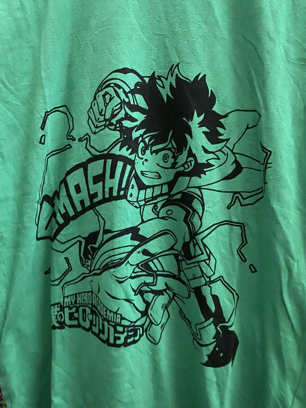 Anime VINTAGE ANIME NFS MY HERO ACADEMIA DEKU PUNCH Size US M / EU 48-50 / 2 - 2 Thumbnail
