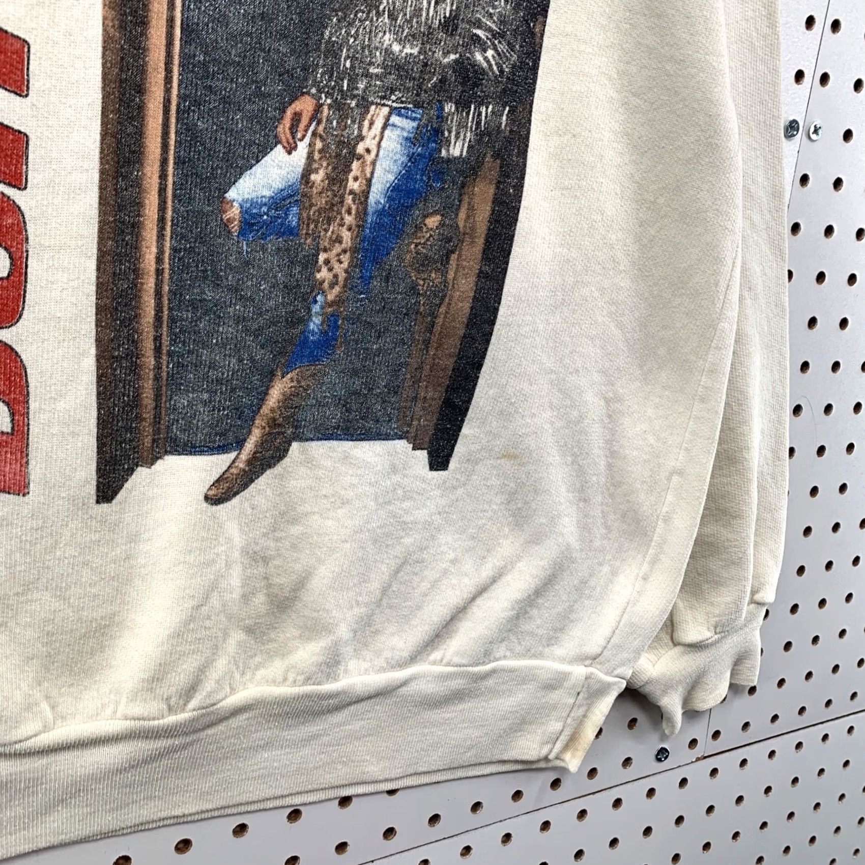 Vintage VINTAGE Bon Jovi Slippery When Wet Crewneck Sweatshirt Mens M White 80s Music Band Size US M / EU 48-50 / 2 - 7 Thumbnail