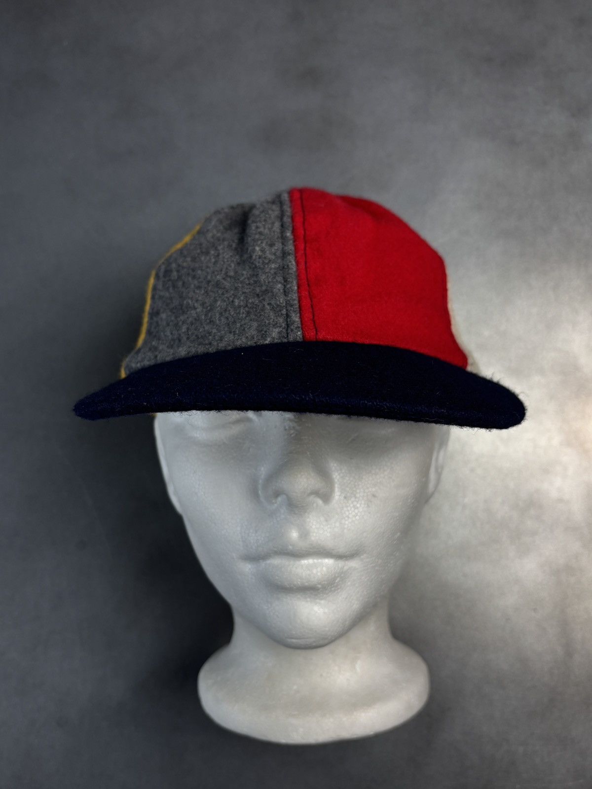 Gap × Vintage 1990s Vintage Wool Baseball Cap Bluenotes Colourblock Hat 90 Size ONE SIZE - 7 Thumbnail