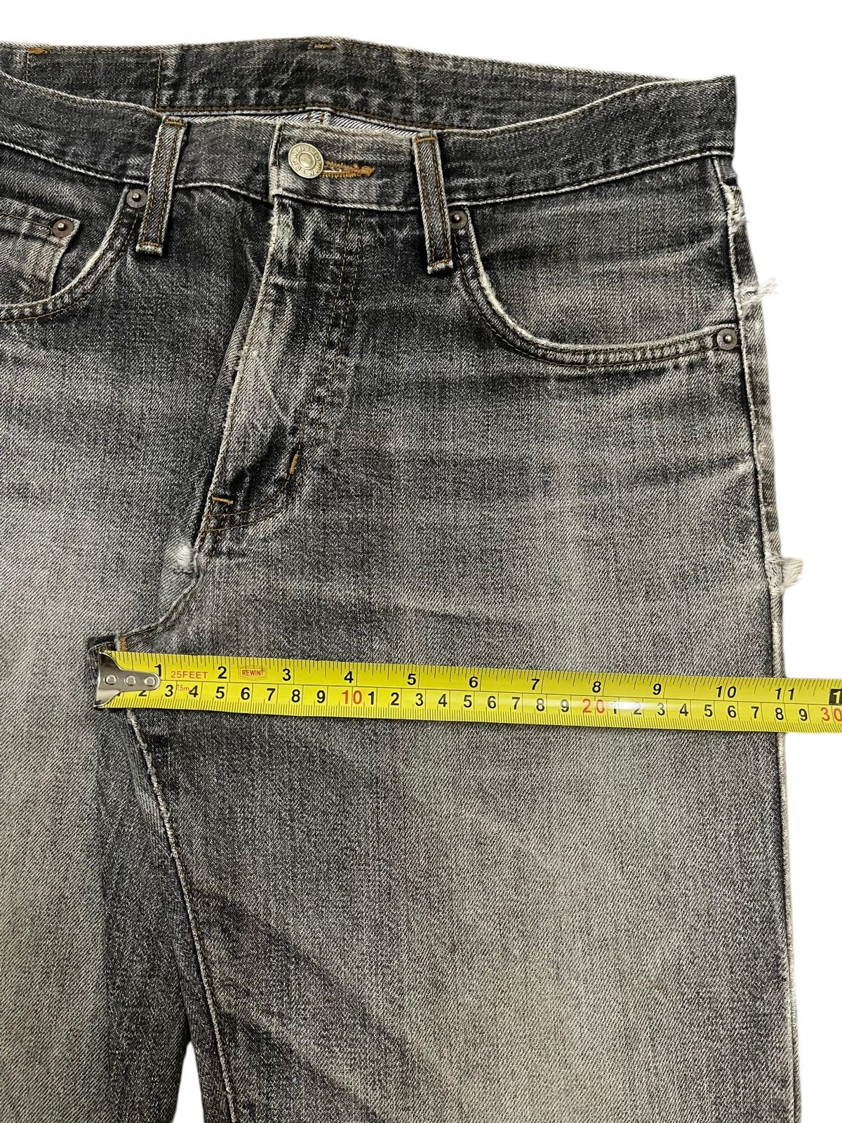 Edwin Vintage Edwin Faded Wash Style Distress Loose Jeans Size US 30 / EU 46 - 14 Thumbnail