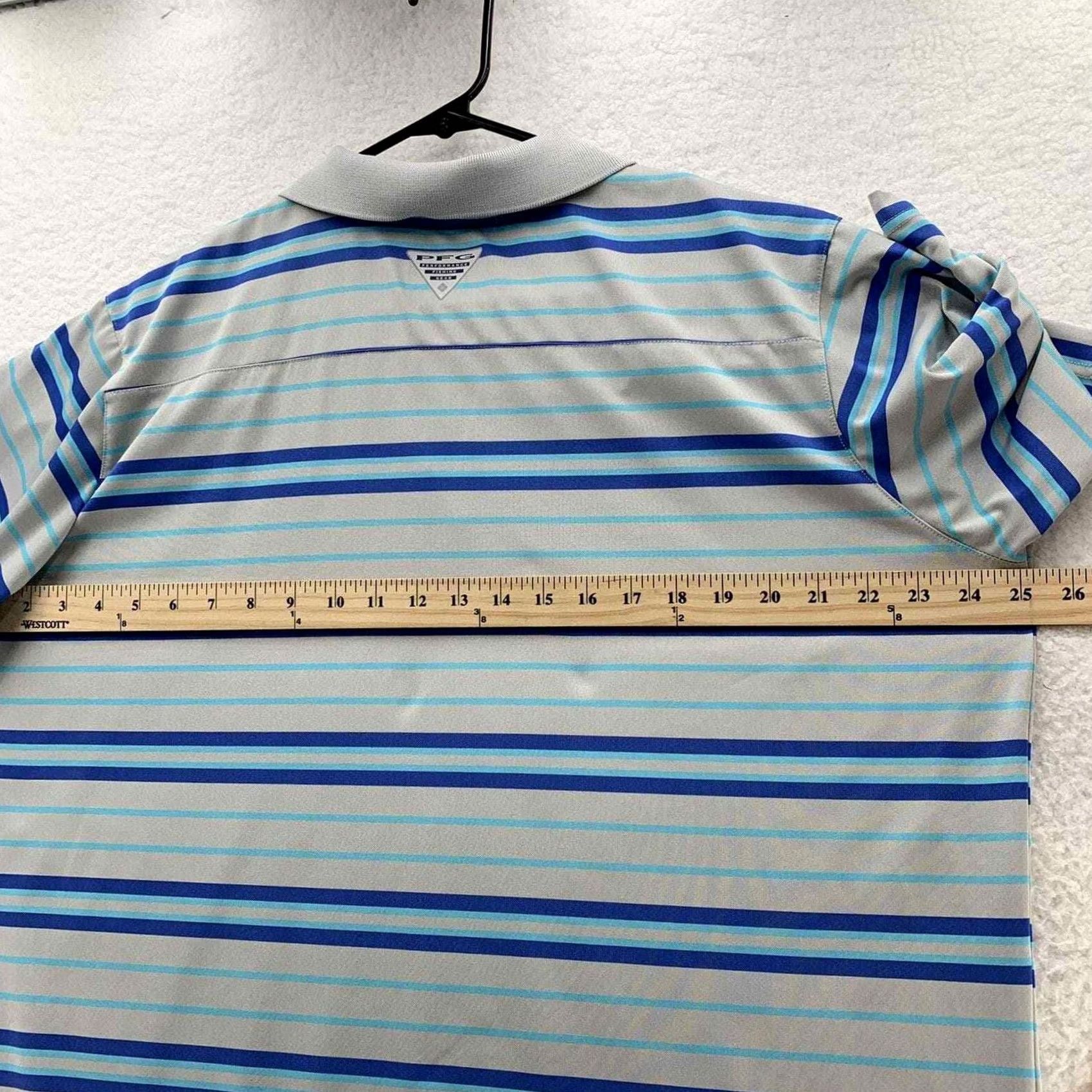 Vintage Columbia PFG Polo Shirt Mens XL Omni Wick Fishing Hiking Camping Dad Gray Size US XL / EU 56 / 4 - 6 Thumbnail