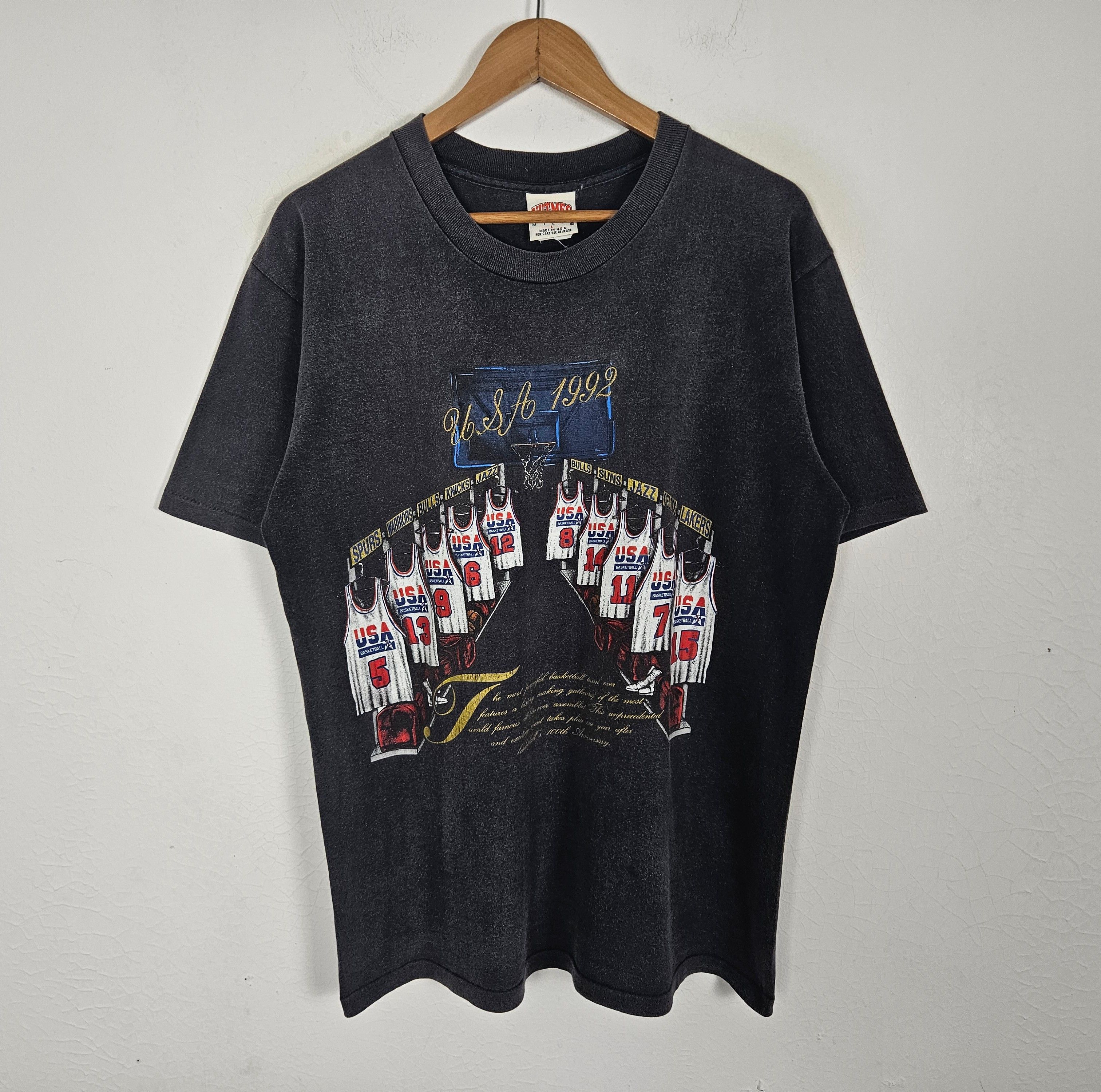 USA Olympics × Vintage Vintage 1992 USA Dream Team Olympic Basketball shirt NBA Size US L / EU 52-54 / 3 - 2 Thumbnail