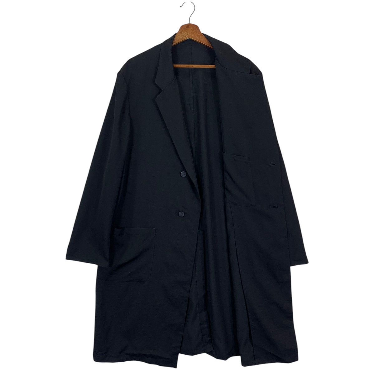 Yohji Yamamoto SS 2023 YOHJI YAMAMOTO POUR HOMME OVERCOAT JACKET Size US M / EU 48-50 / 2 - 7 Thumbnail