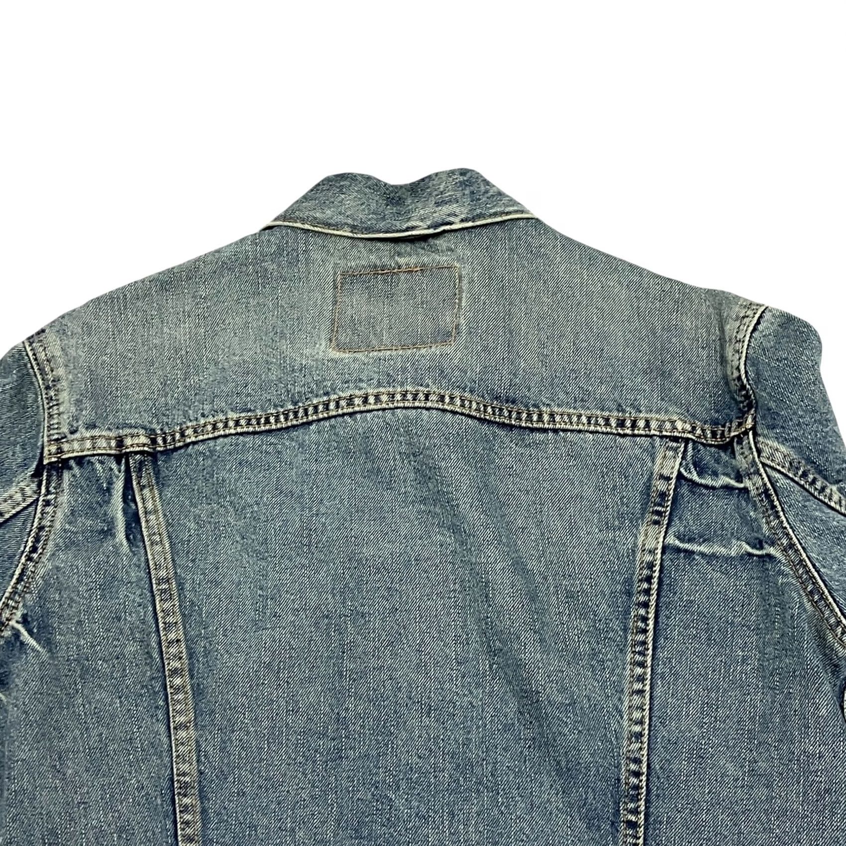 Levi's VINTAGE Levi's Denim Trucker Jacket Small Blue Red Tab Distressed Faded 72334 Mens Size US S / EU 44-46 / 1 - 7 Thumbnail
