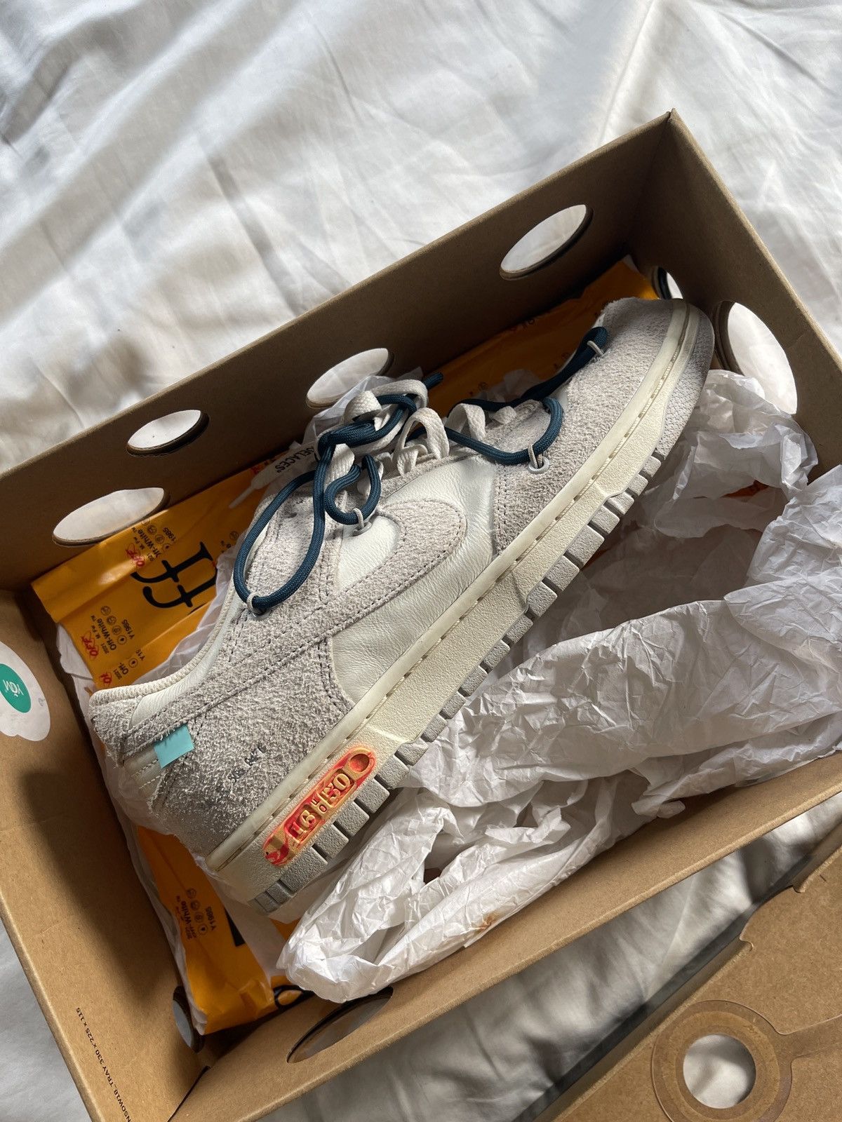 Nike × Off-White Nike Dunk Low Size US 9.5 / EU 42-43 - 4 Thumbnail
