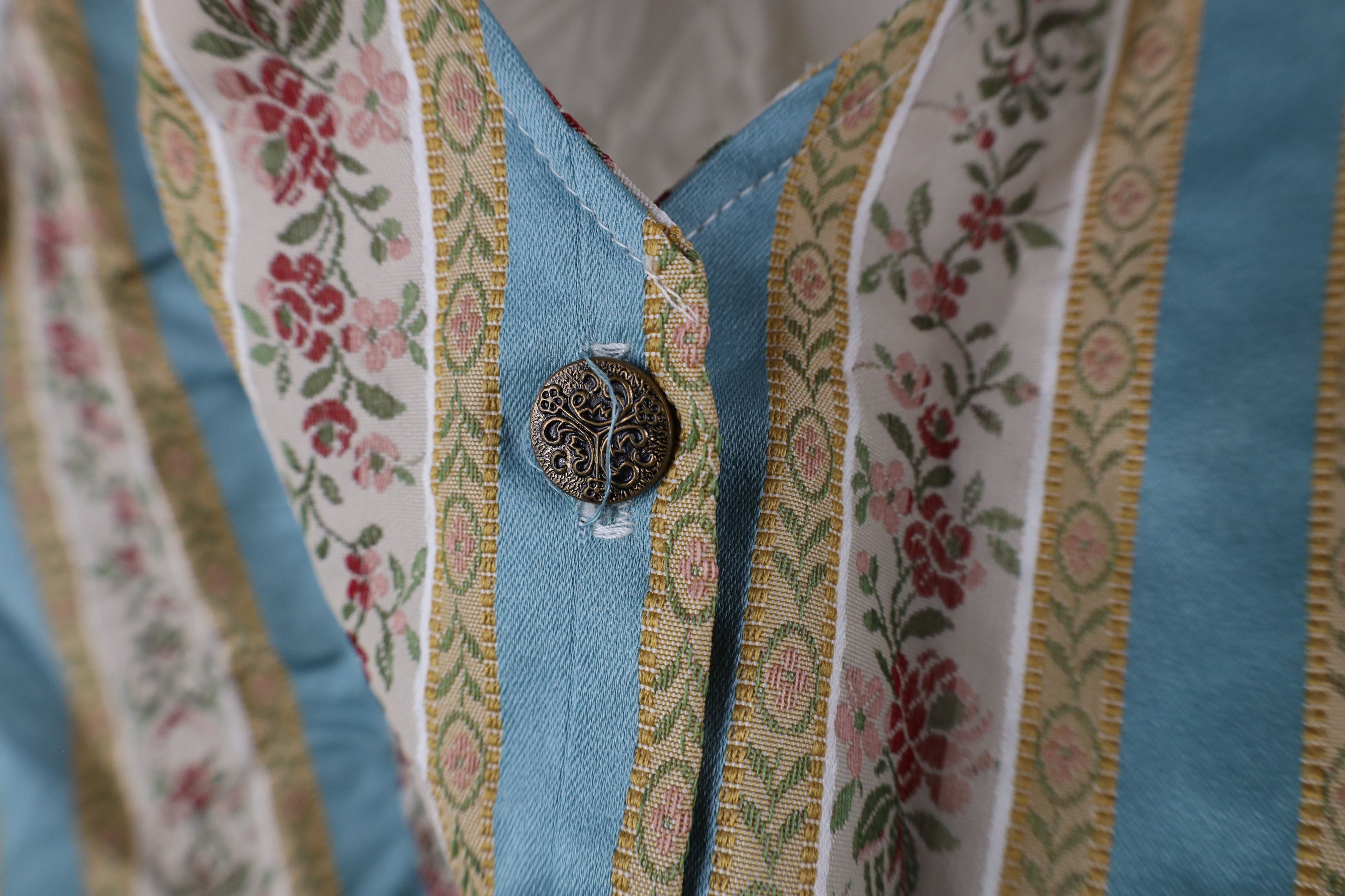 Vintage Vintage 90s Streetwear Flower Button Vest Jacket USA Size L / US 10 / IT 46 - 5 Thumbnail