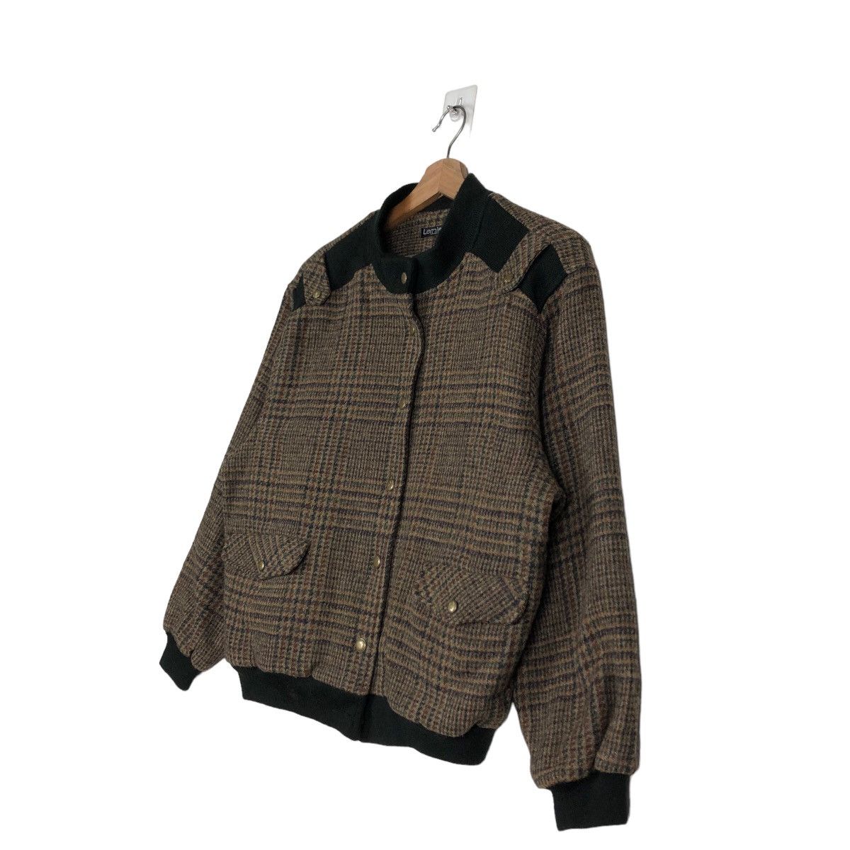 Japanese Brand 🔥Vintage Bomber Jacket Lemifa Tartan Design Issey Miyake Size US M / EU 48-50 / 2 - 2 Thumbnail