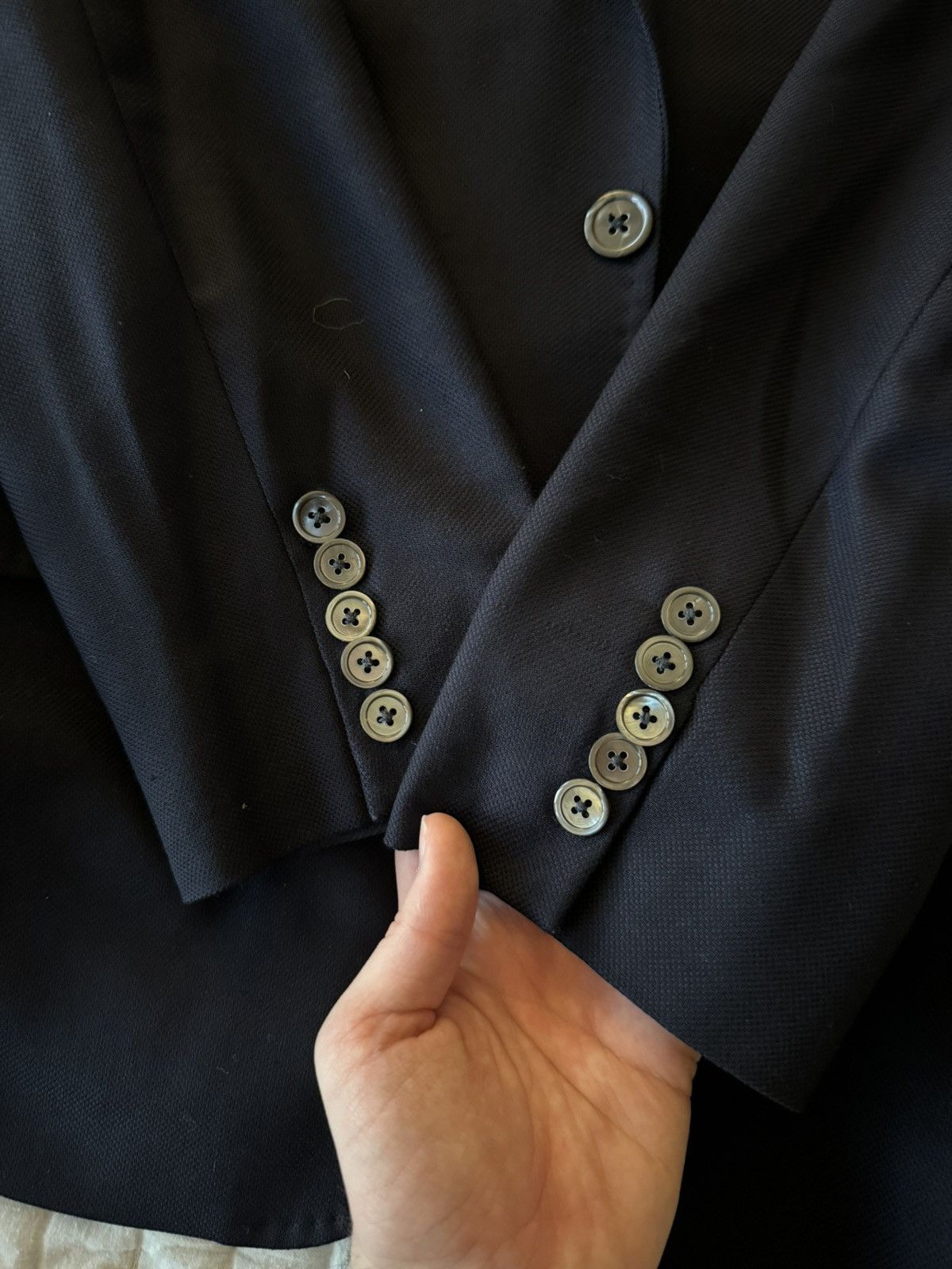 Designer × Paul Smith Paul Smith London The Byard Blazer Men 38R Blue Two Button Size 38R - 9 Thumbnail