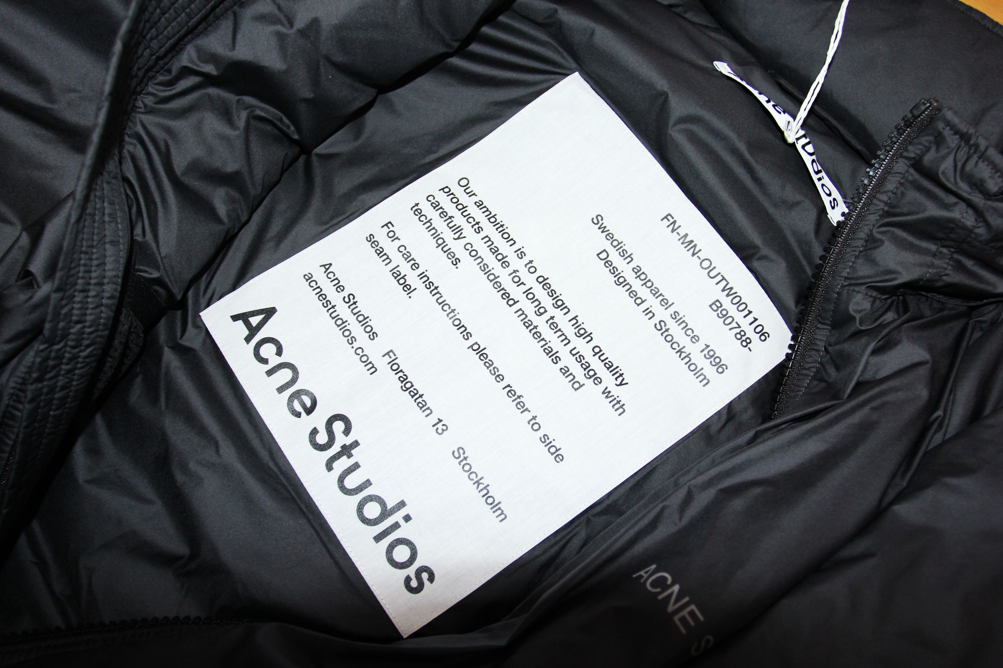 BNWT AW24 ACNE STUDIOS DOWN JACKET M