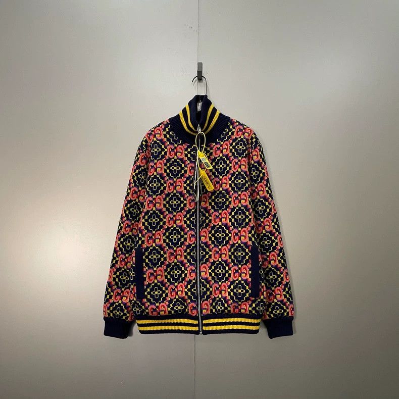 Gucci Gucci Floral double G full-print knitted jacket 2502-Nextar Size US XS / EU 42 / 0 - 1 Thumbnail