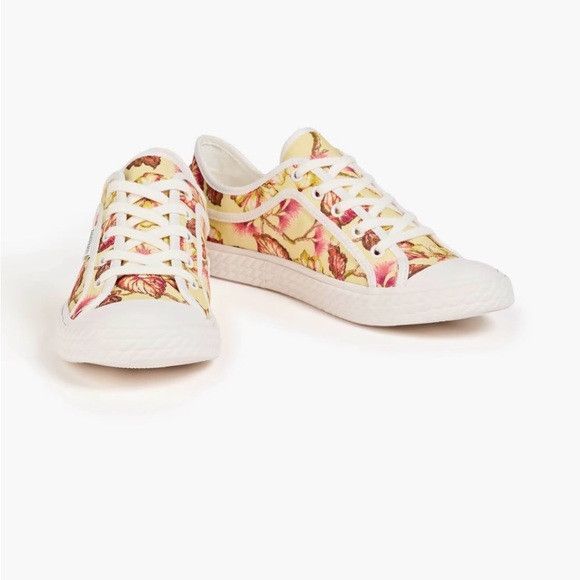 Zimmermann Zimmermann Pink and Yellow Floral print Sneakers Size US 8 / IT 38 - 5 Thumbnail