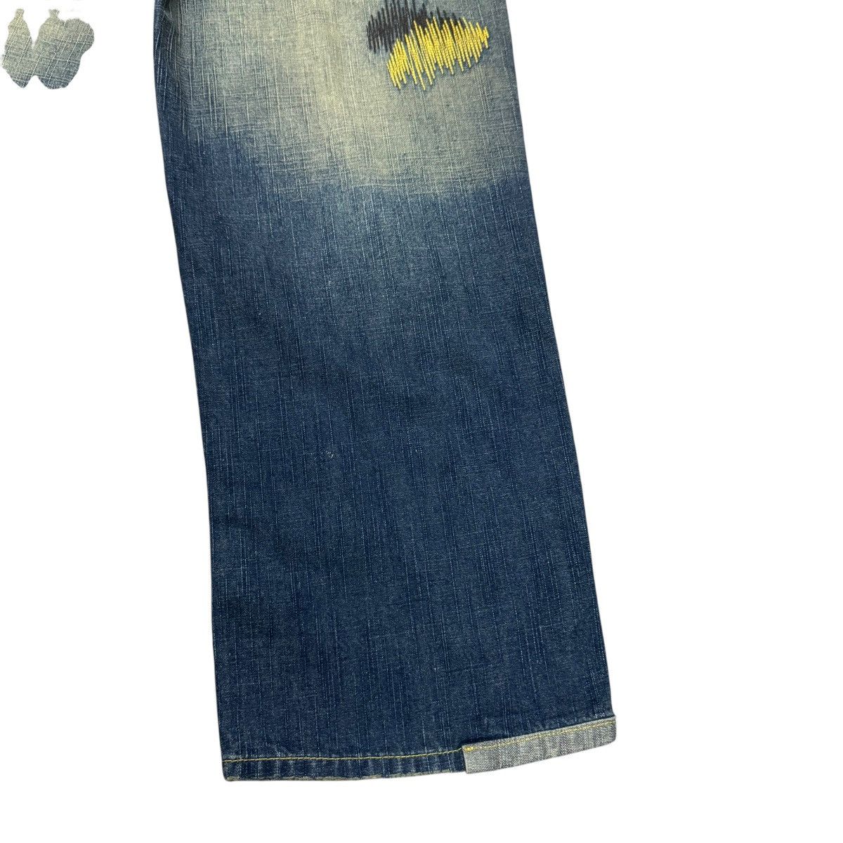 Vintage Vintage Akademiks Spellout Denim Baggy Jeans Jnco Size US 35 - 16 Thumbnail