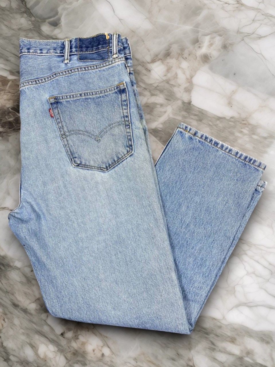 Levi's levis 550 distressed denim nice design Size US 40 / EU 56 - 1 Thumbnail