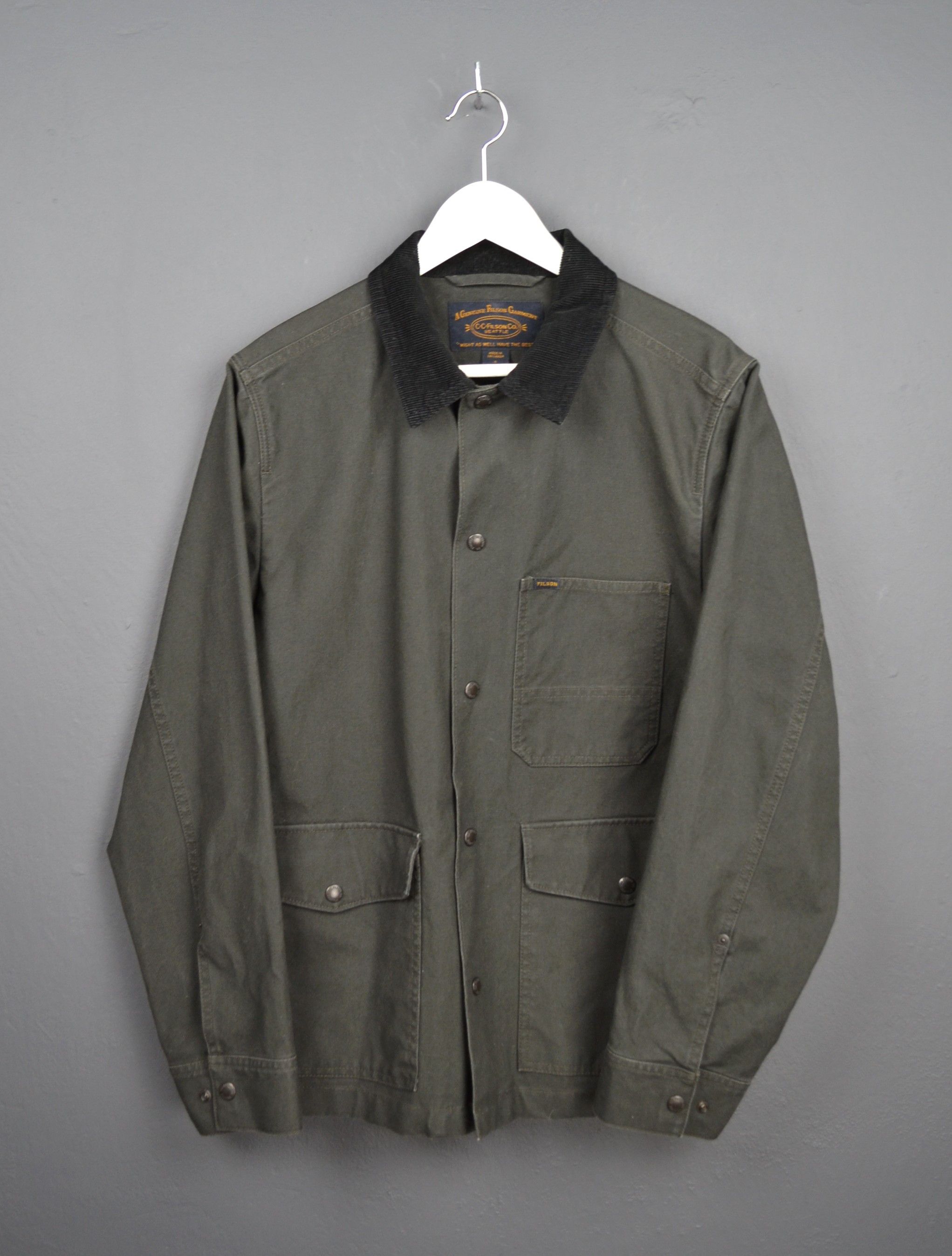 Filson Filson Dry Tin Ranch Jacket Dark Green S Size US S / EU 44-46 / 1 - 1 Thumbnail