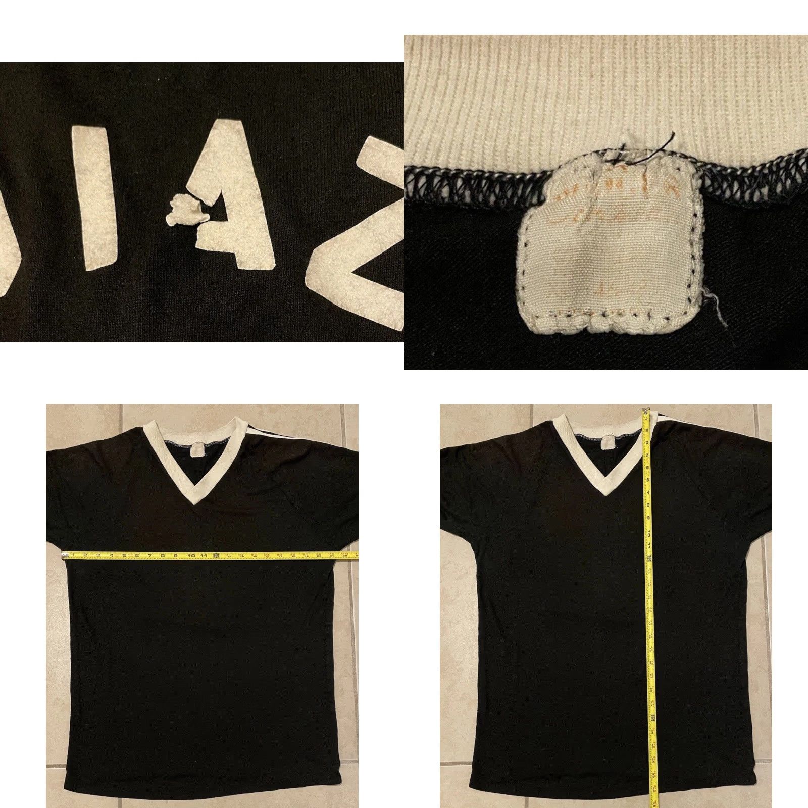 Vintage VINTAGE Jolly Friar Cocktail Saloon Norwalk California Striped Jersey Shirt L Men Black 70s 90s Grunge Bar Rock Punk Retro USA T-Shirt Size US L / EU 52-54 / 3 - 8 Thumbnail