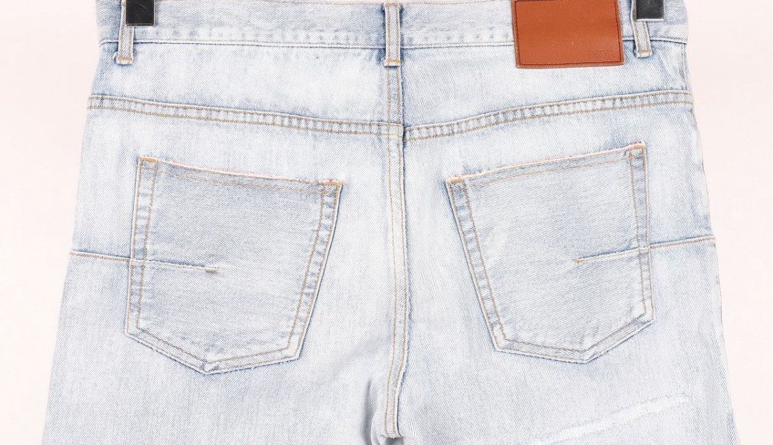Dior Dior Homme Japan Selvedge Trash Dye Denim Jeans Size US 30 / EU 46 - 3 Thumbnail