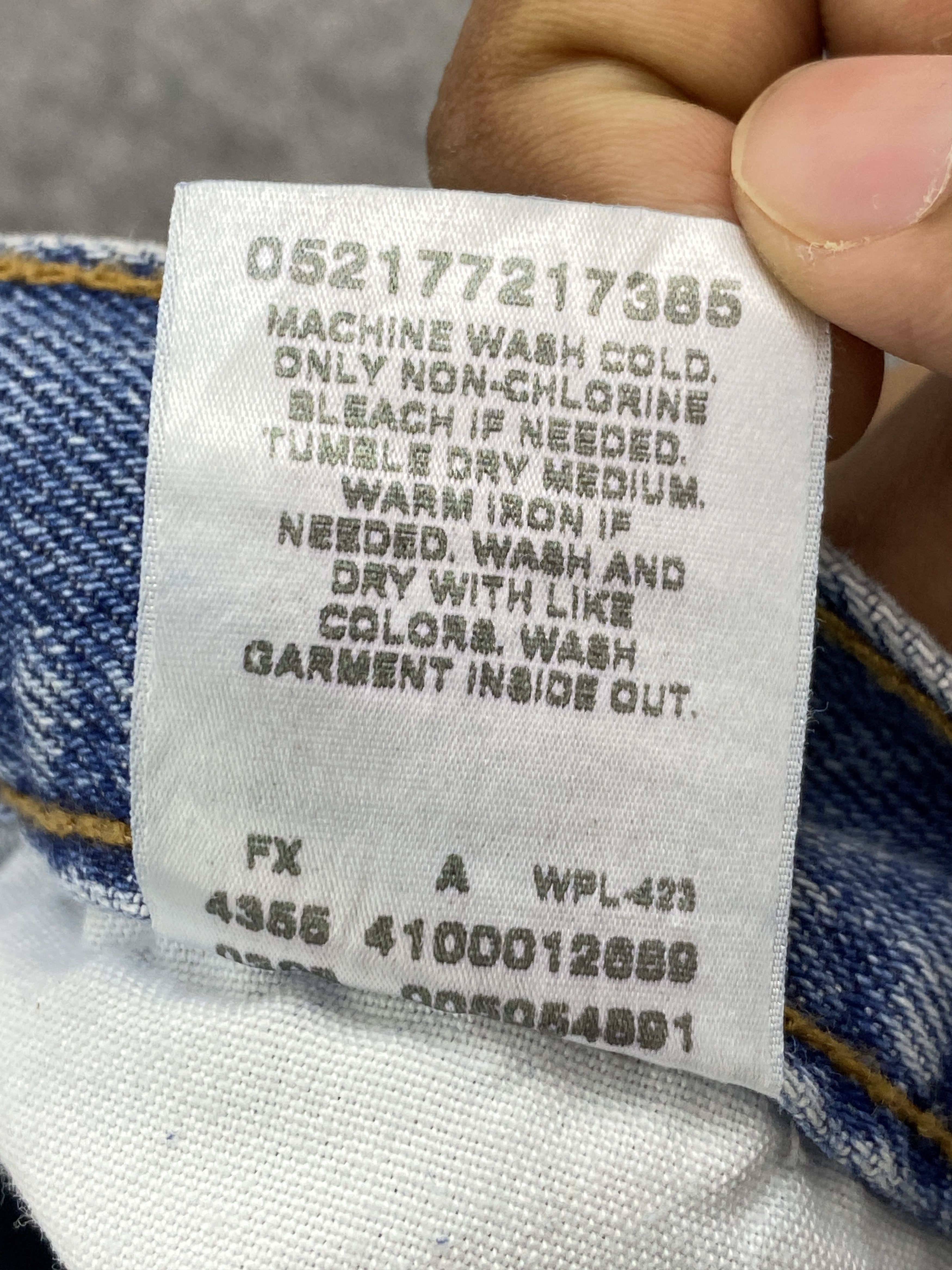 Levi's Vintage Levis 505 Bleach Faded Jeans DP2624 Size US 33 - 7 Thumbnail