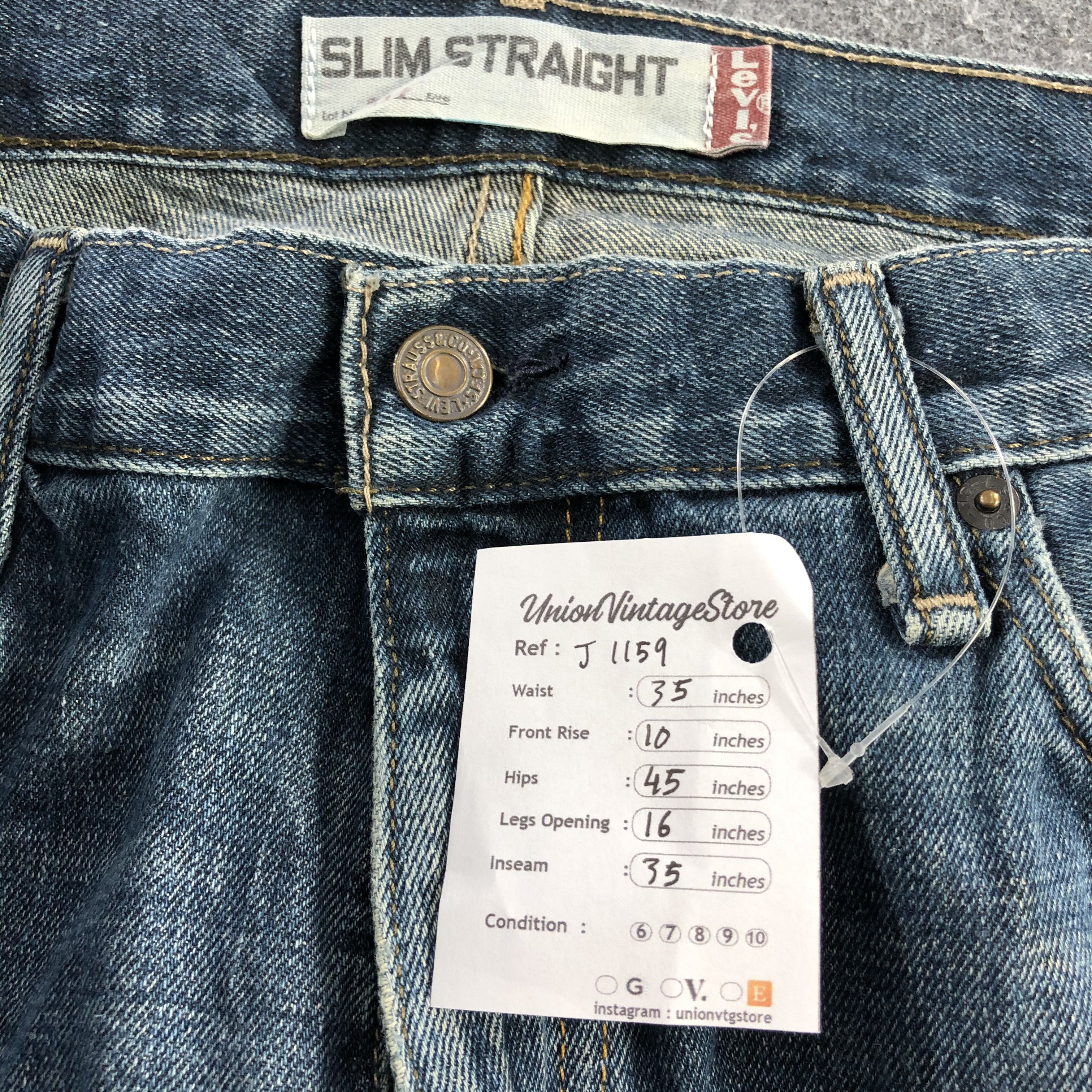 Levi's Vintage Levis 514 Jeans-J1159 Size US 35 - 12 Thumbnail