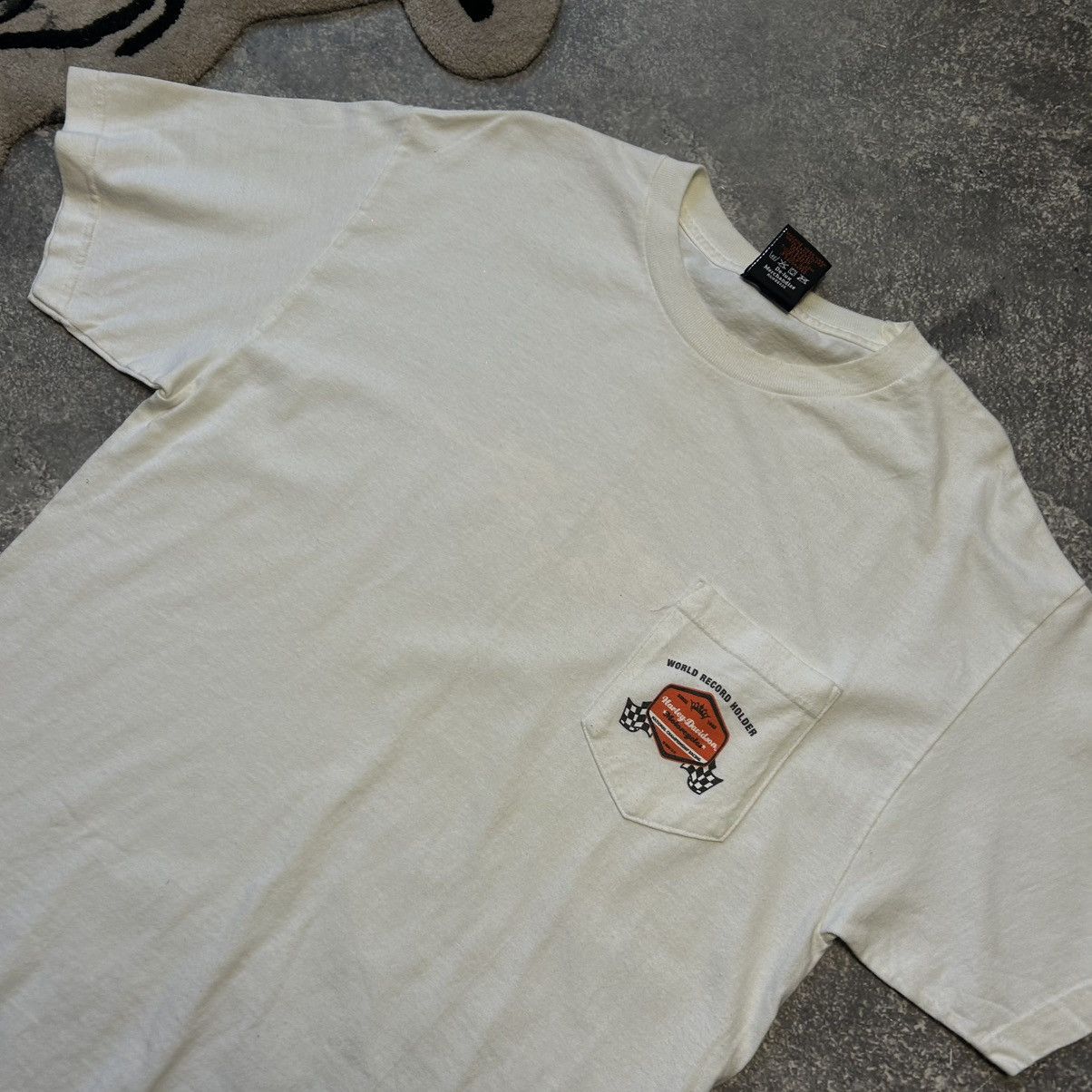 Harley Davidson Vintage Harley Davidson 2005 Big Fire Logo motorcycles tee Size US L / EU 52-54 / 3 - 7 Thumbnail