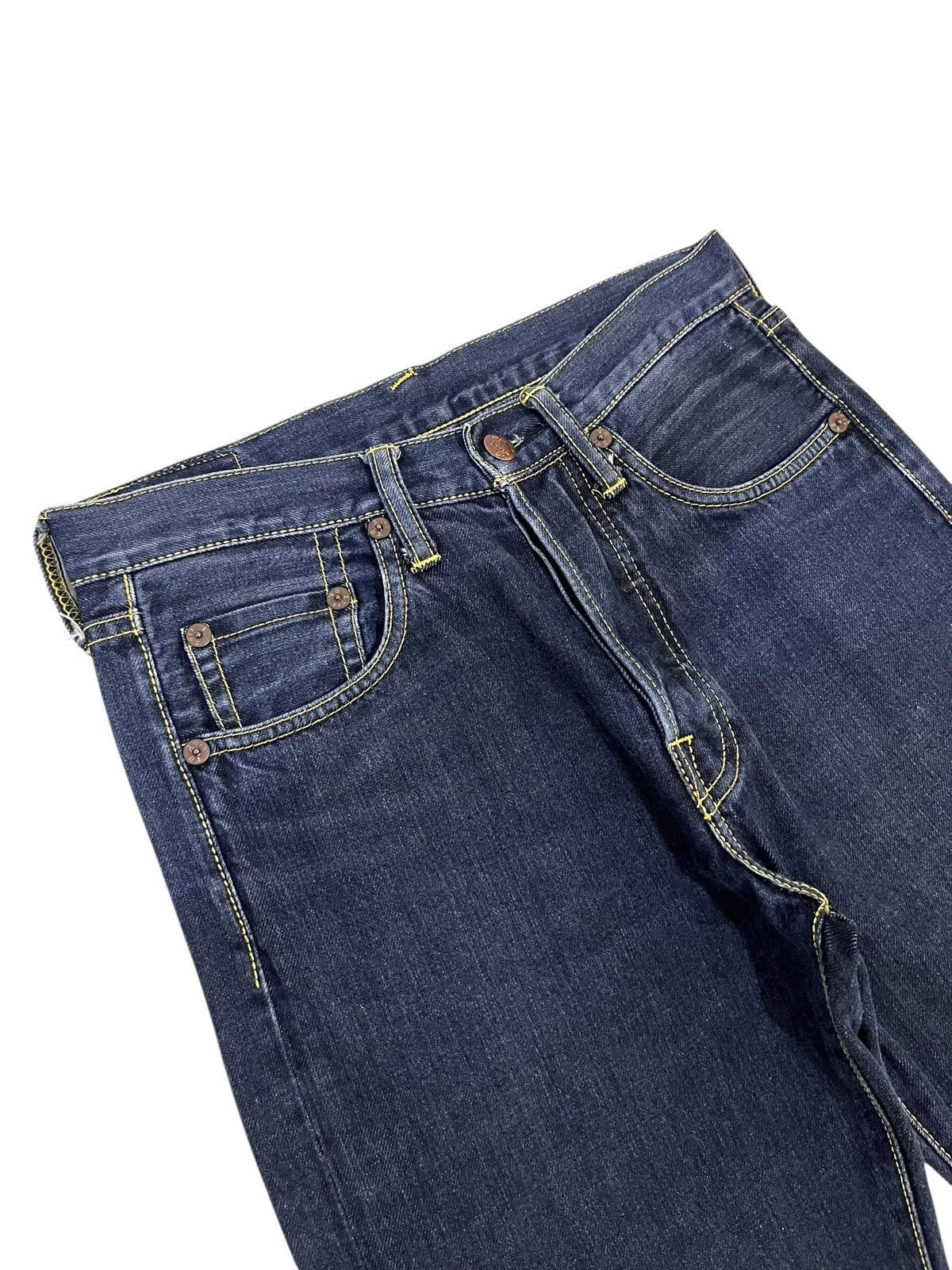Evisu VERY RARE🔥Vintage EVISU DONNA Pink Selvedge Denim Jeans 27” Size 27" / US 4 / IT 40 - 5 Thumbnail
