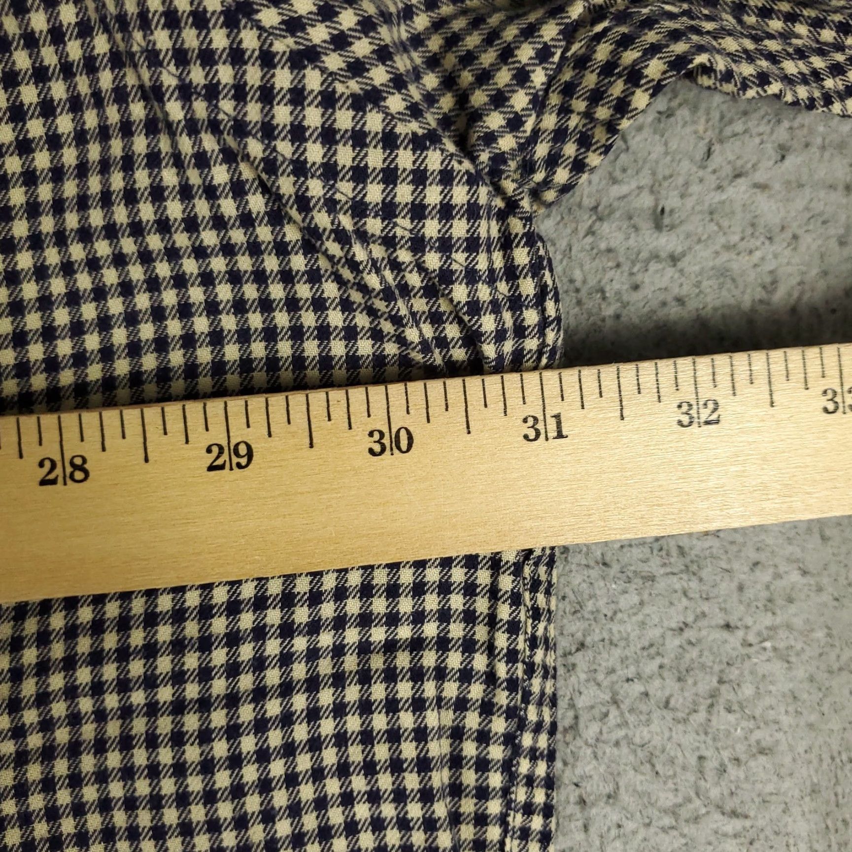 Ralph Lauren Ralph Lauren Shirt Mens 3XB Beige Blue Check Pony Casual Button Up Long Sleeve Shirt Blues Beige 3XB Big & Tall Mens Size US XXL / EU 58 / 5 - 7 Thumbnail