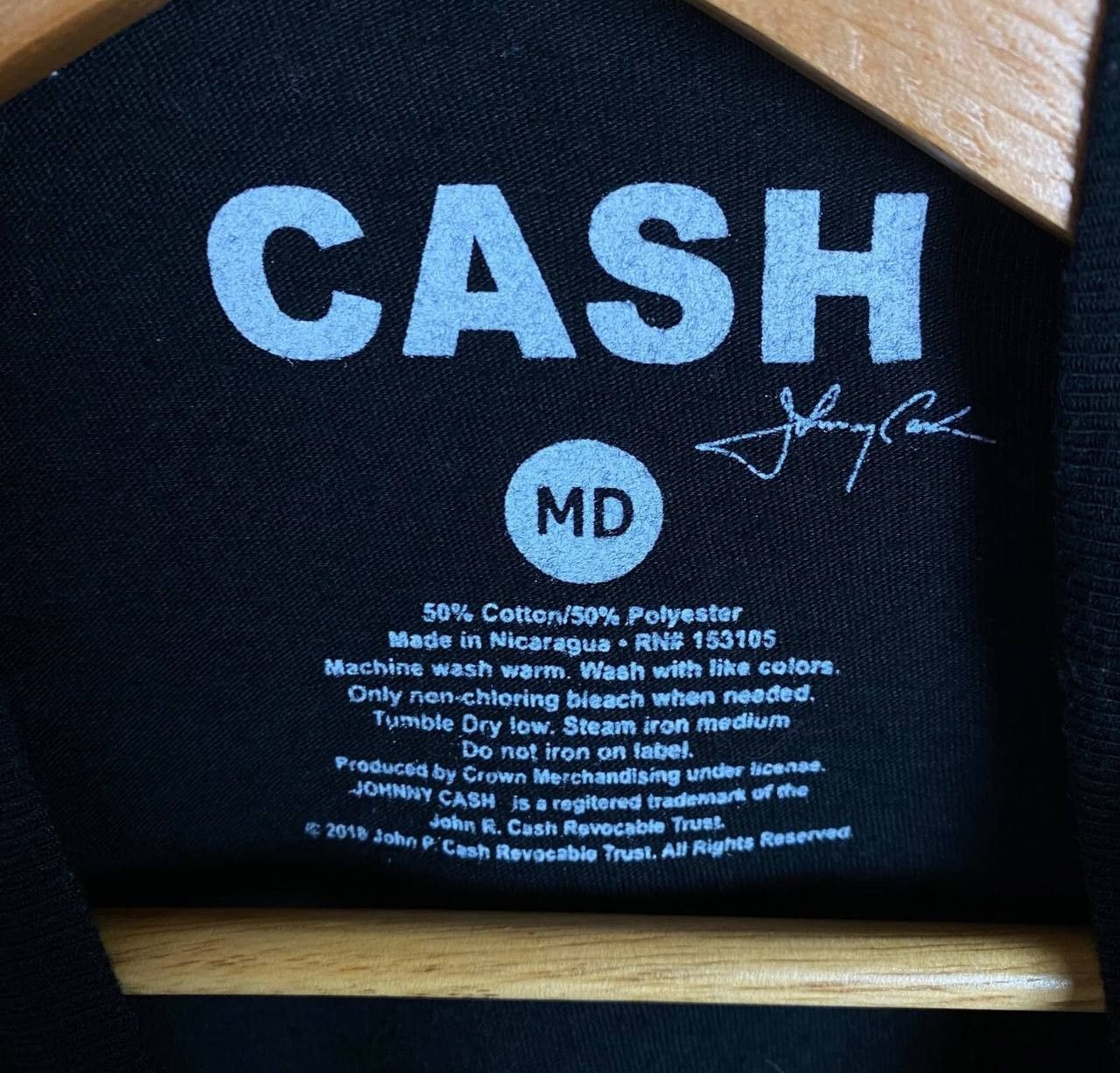 Band Tees Johnny Cash Tee Men's Size M Black Short Sleeve ` Size US M / EU 48-50 / 2 - 5 Thumbnail