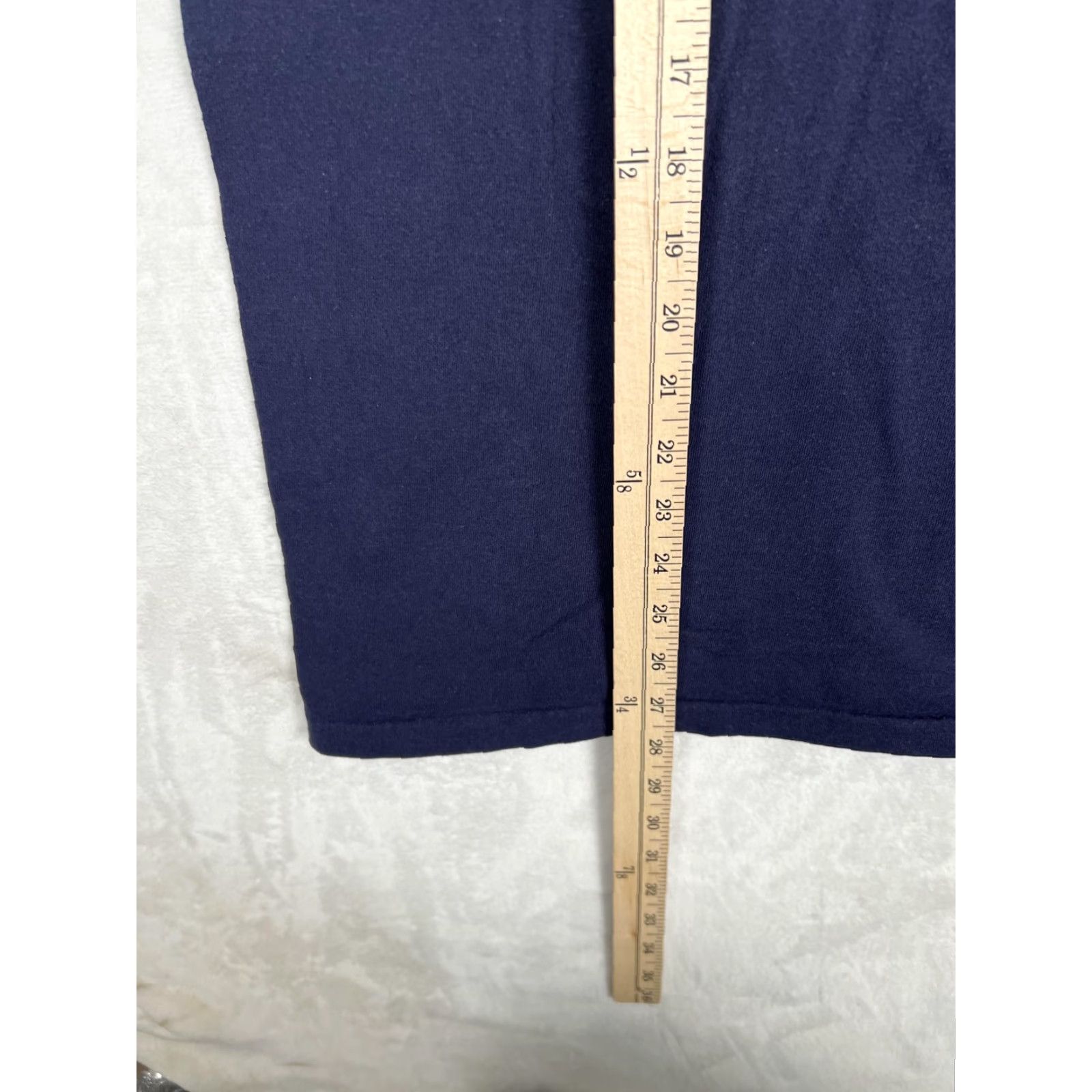 Delta VINTAGE Delta T-Shirt Mens L Navy Blue Embroidered Hawaii USA 90s Made USA Shirt Short Sleeve Graphic Print Crew Neck Men Size US L / EU 52-54 / 3 - 5 Thumbnail