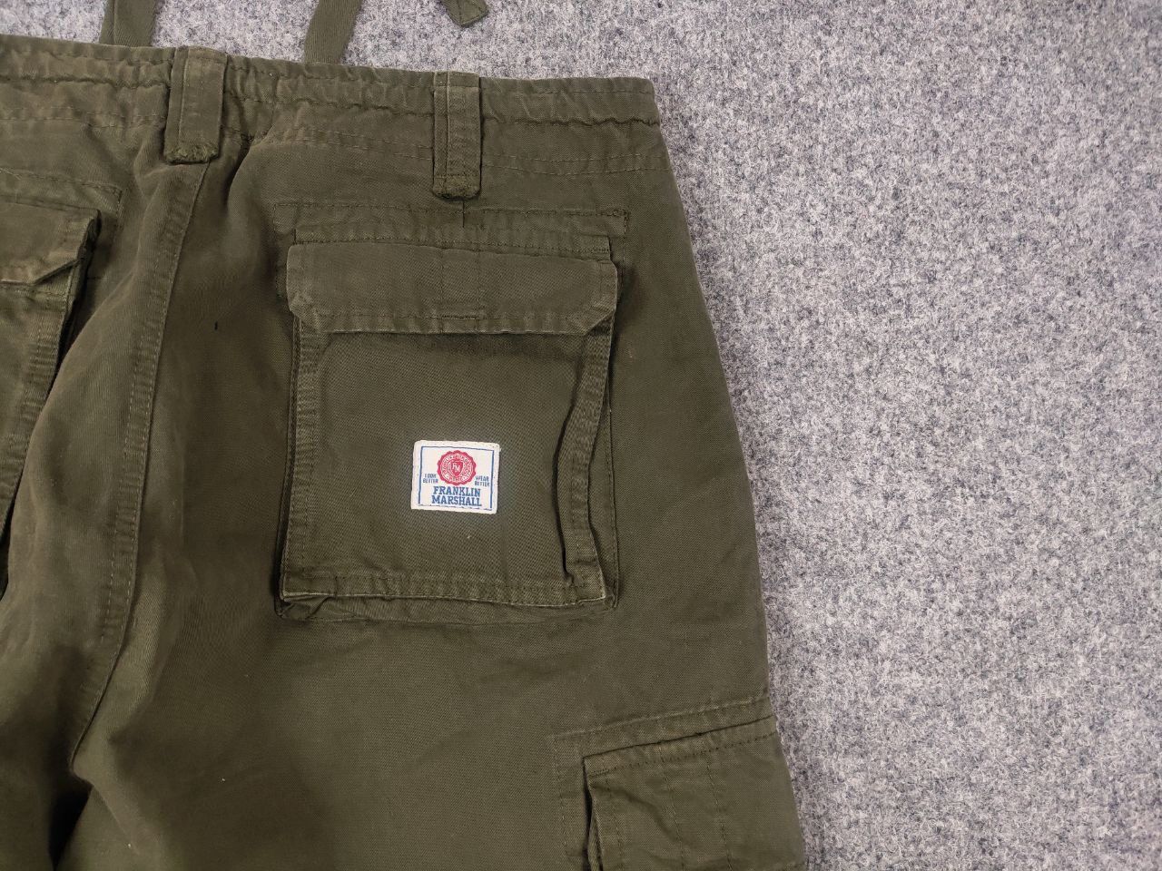 Franklin & Marshall Franklin Marshall American Military Army Baggy Cargo Pants Size US 34 / EU 50 - 12 Thumbnail