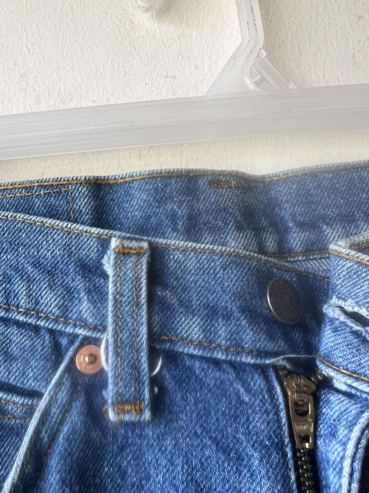 Vintage Vintage 80s Levi’s 517 Orange Tab Denim Bootcut Jeans Size US 29 - 10 Thumbnail