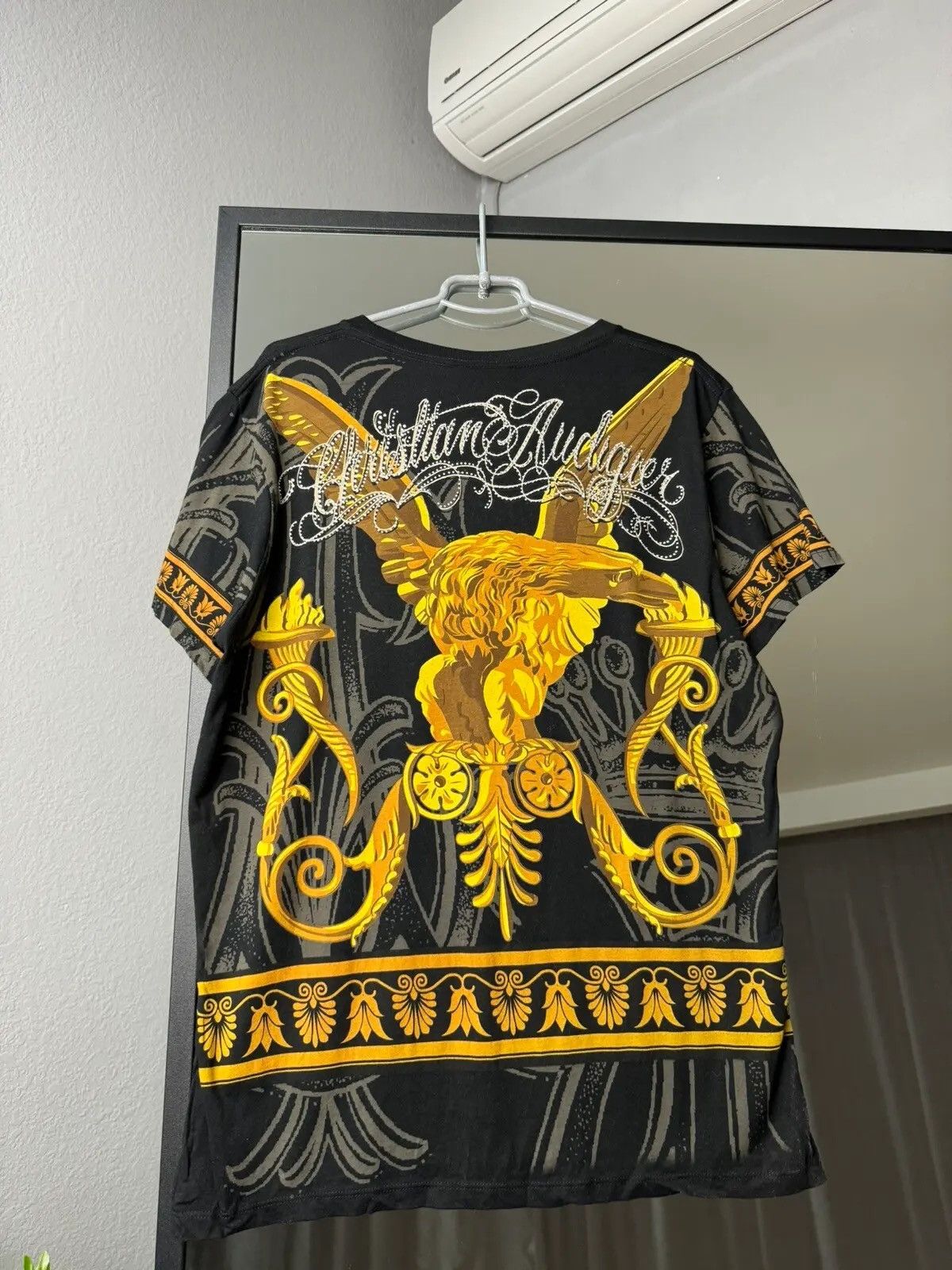 Ed Hardy × Vintage Vintage Ed Hardy by Christian Audigier tee polo avangarde Size US L / EU 52-54 / 3 - 2 Thumbnail
