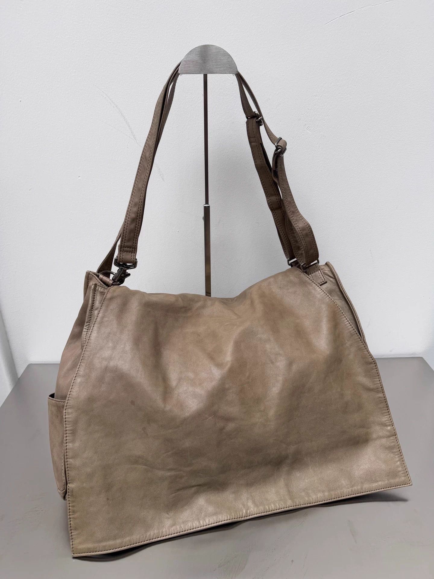 Yohji Yamamoto Yohji Yamamoto Y's Horsehide Beige Flap 2way crossbody Size ONE SIZE - 2 Thumbnail