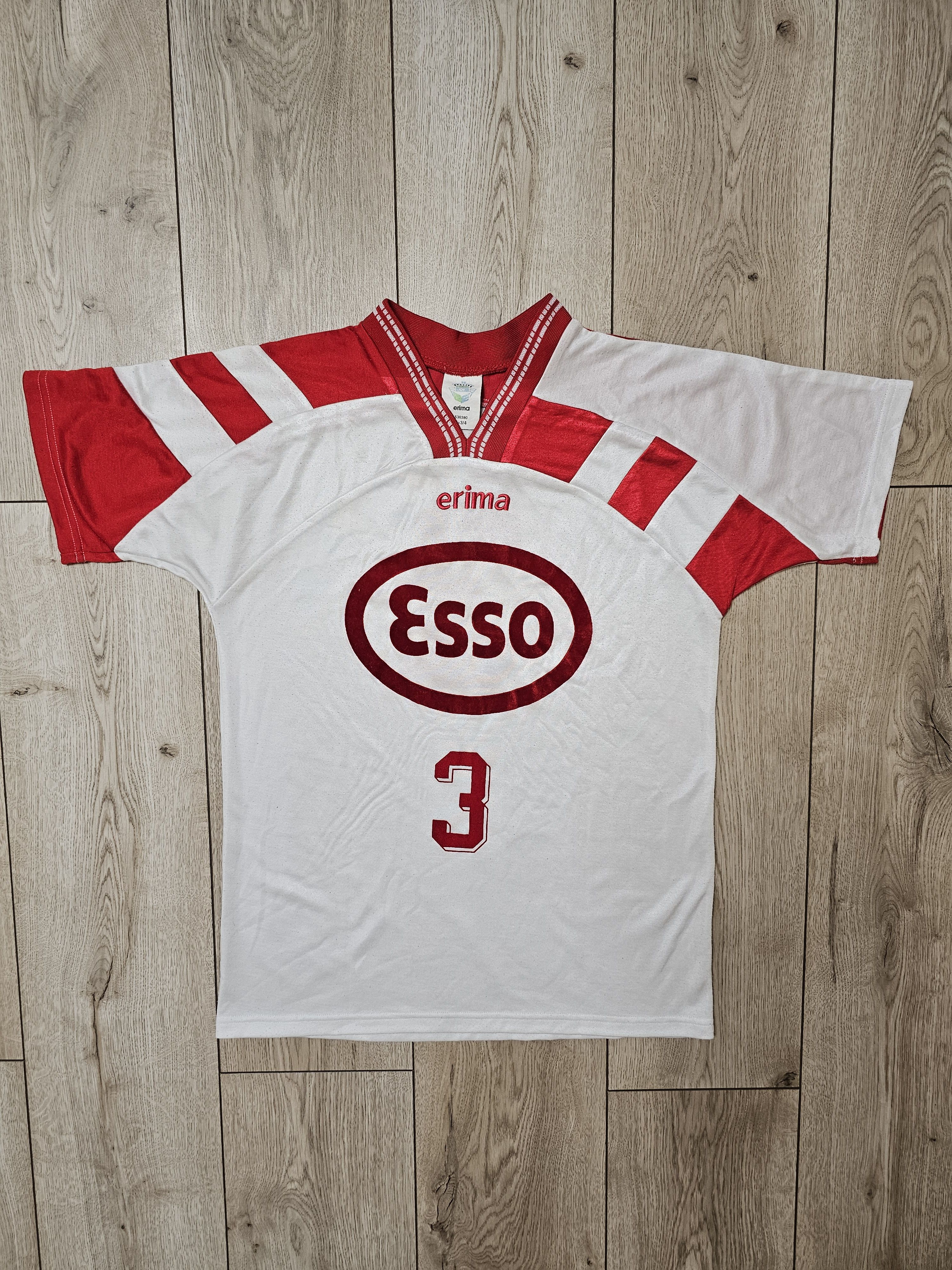 Vintage ERIMA VINTAGE SOCCER JERSEY 80s FOOTBALL SHIRT ESSO VINTAGE Size US S / EU 44-46 / 1 - 1 Thumbnail