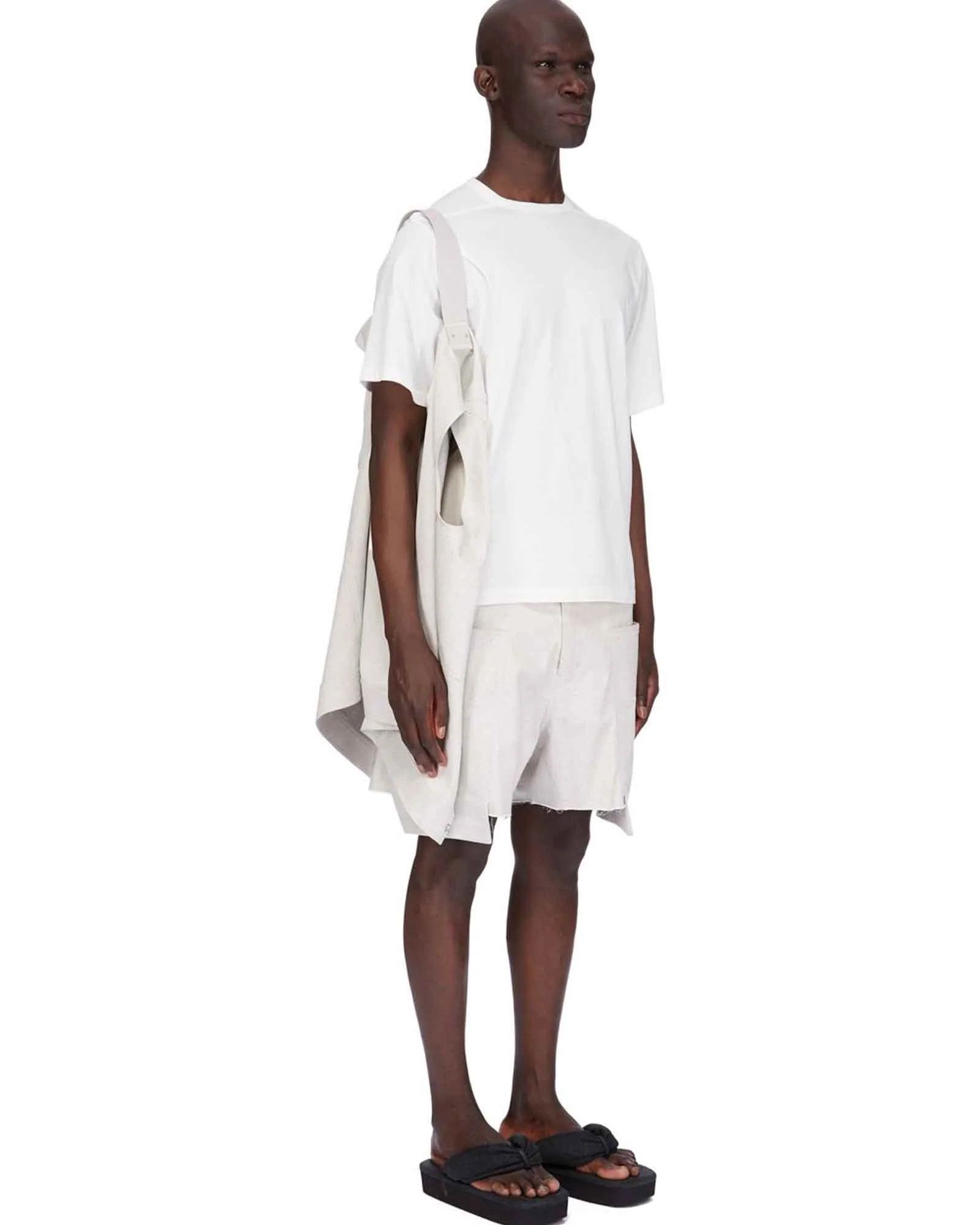 Rick Owens o1mle0226 Sleeveless Jumbo Outershirt In Gray Size US L / EU 52-54 / 3 - 8 Thumbnail