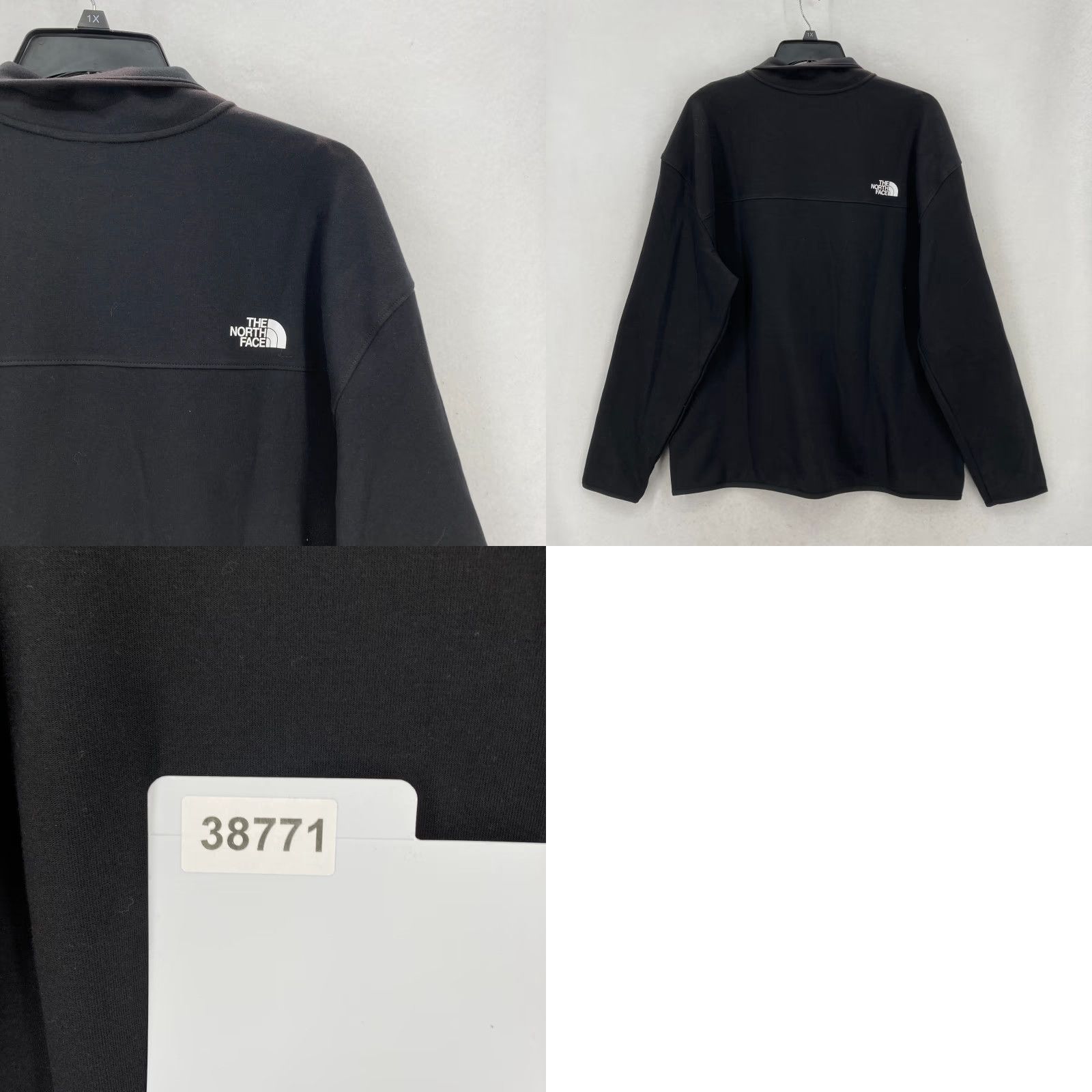 The North Face The North Face Double Knit Pullover Jacket Mens 2XL Black 1/2 Zip Mock Neck NWT Size US XXL / EU 58 / 5 - 9 Thumbnail