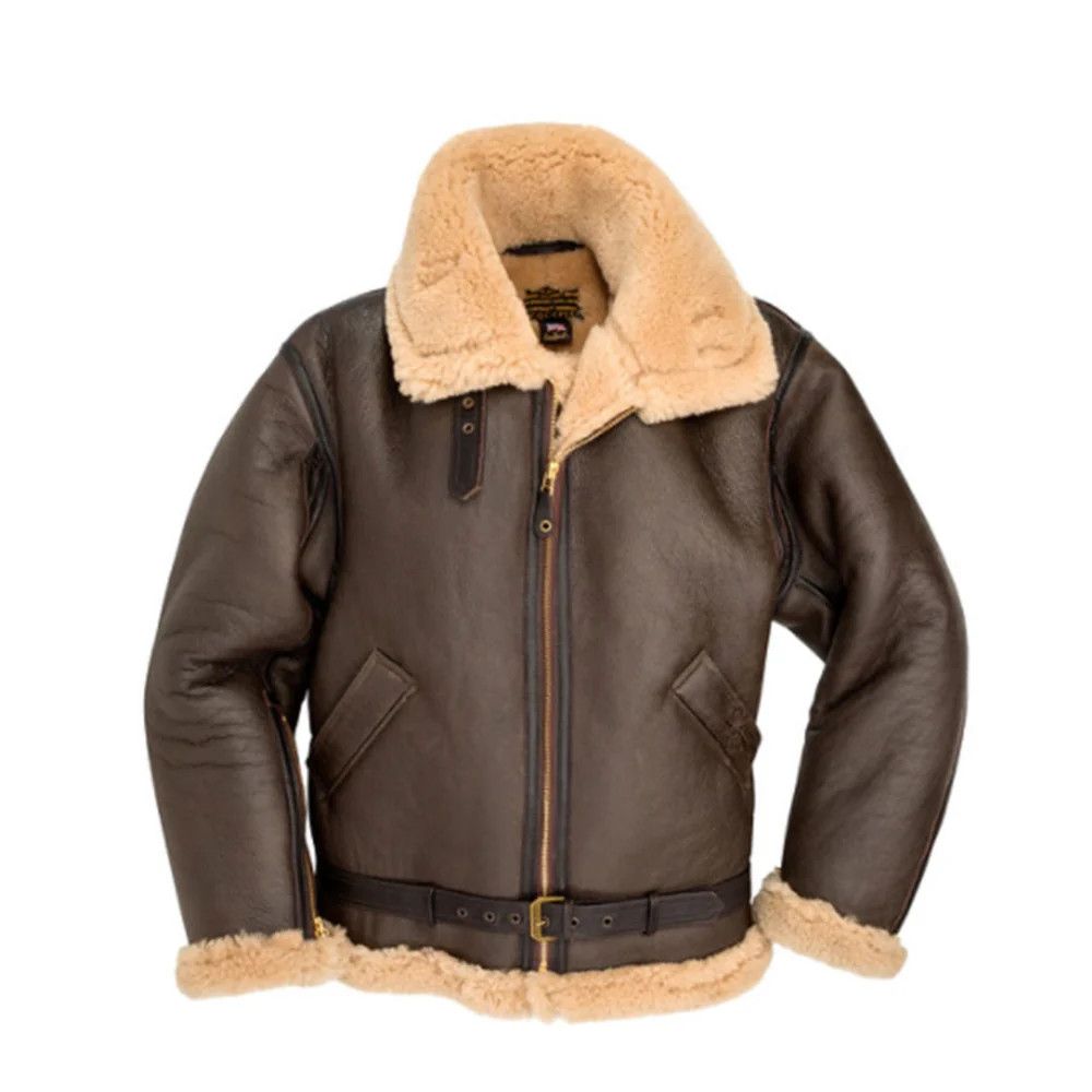 Cockpit USA R.A.F Sheepskin Bomber Jacket Z2109 Size US S / EU 44-46 / 1 - 7 Thumbnail